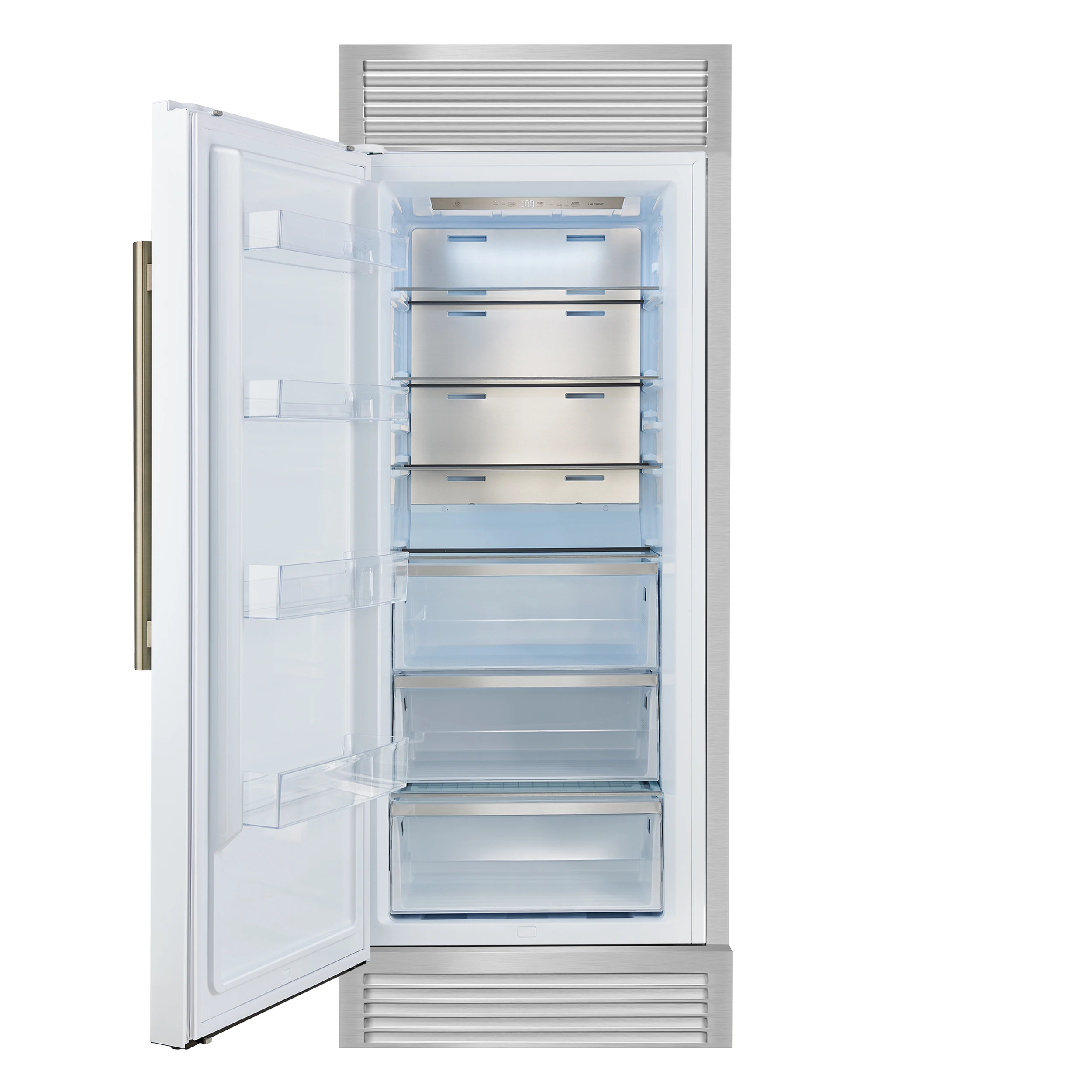 Maderno 28" Built-In Convertible Refrigerator in , 13.6 cu.ft. Left Swing with Decorative Grill - 32" Wide FFFFD172232LSGWHT