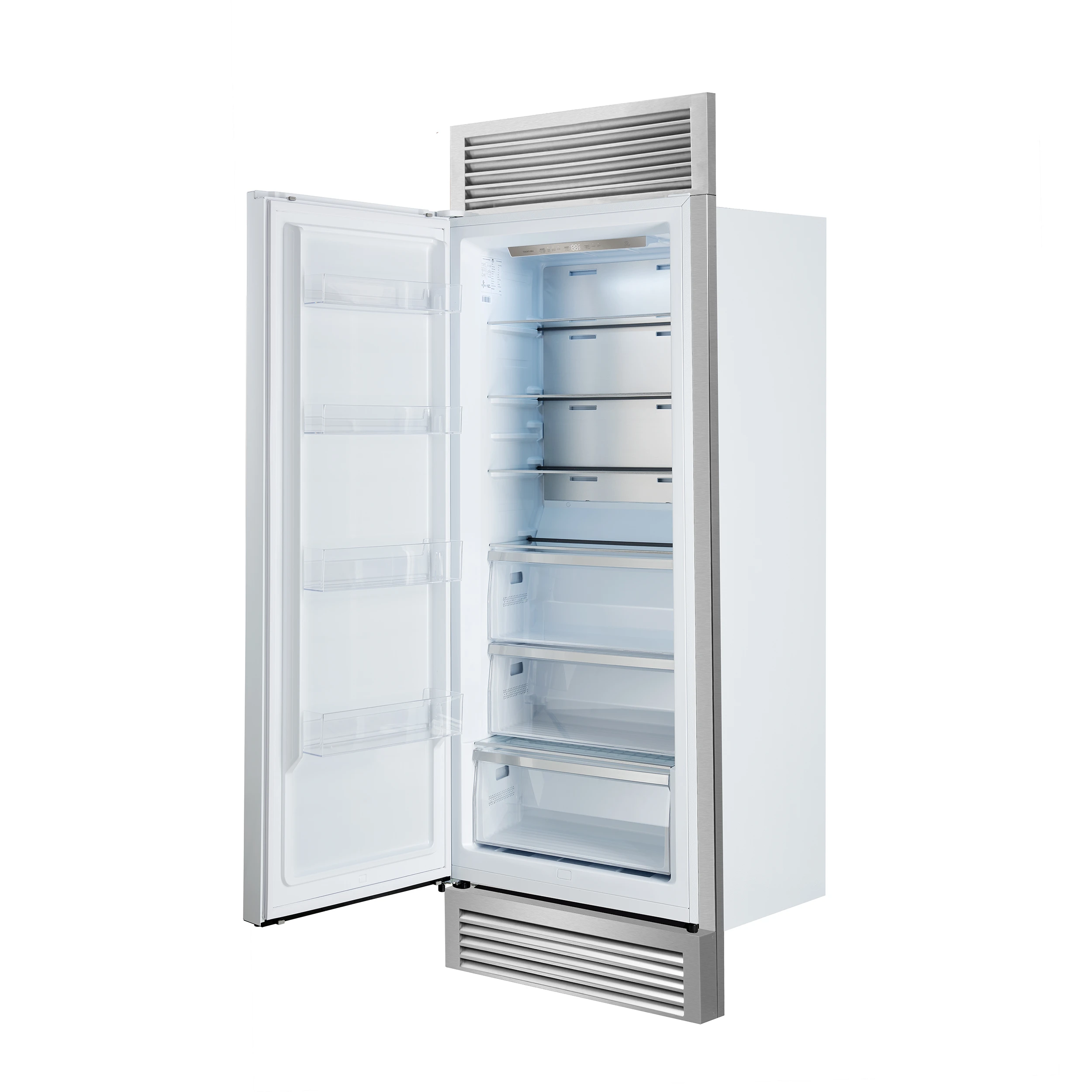 Maderno 28" Built-In Convertible Refrigerator in , 13.6 cu.ft. Left Swing with Decorative Grill - 32" Wide FFFFD172232LSGWHT