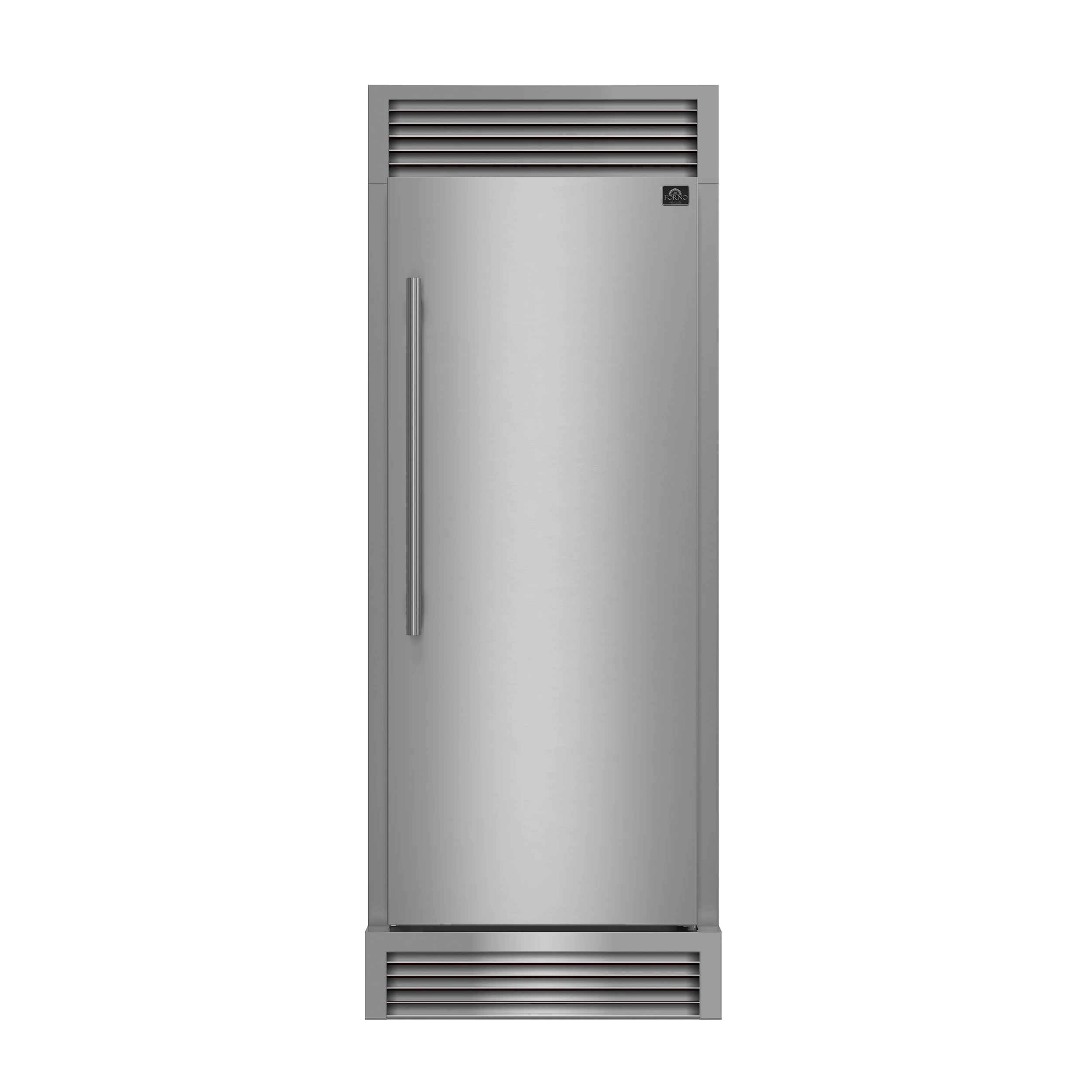 Maderno 28-Inch Built-In Convertible Refrigerator, 13.6 cu.ft, Right Swing, Decorative Grill, ENERGY STAR Certified FFFFD172232RSG
