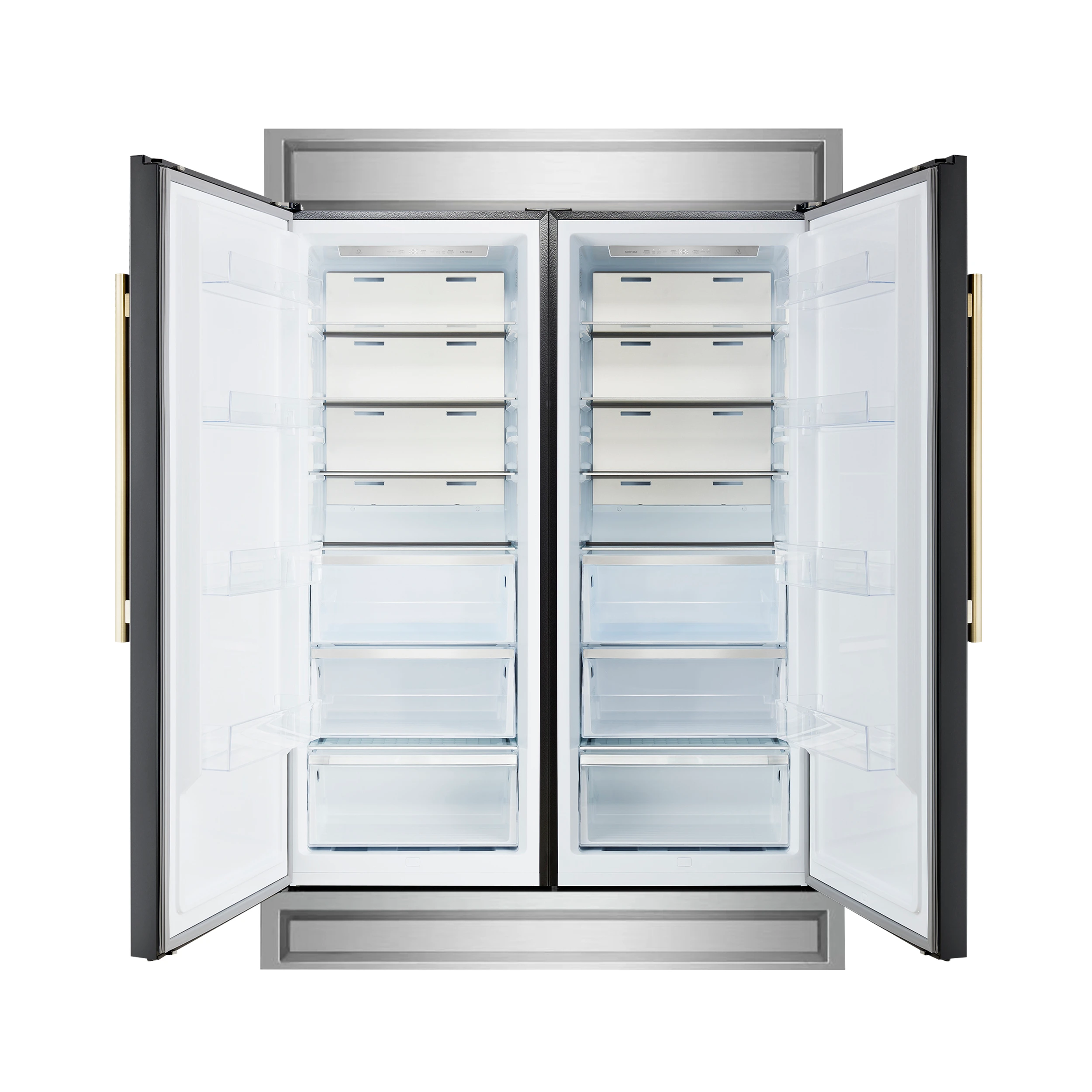 Maderno 2-28-Inch Wide Convertible Refrigerator/Freezer in , Decorative Trim, 27.2 cu.ft, 84-Inch High, ENERGY STAR Certified FFFFD172260MGBLK