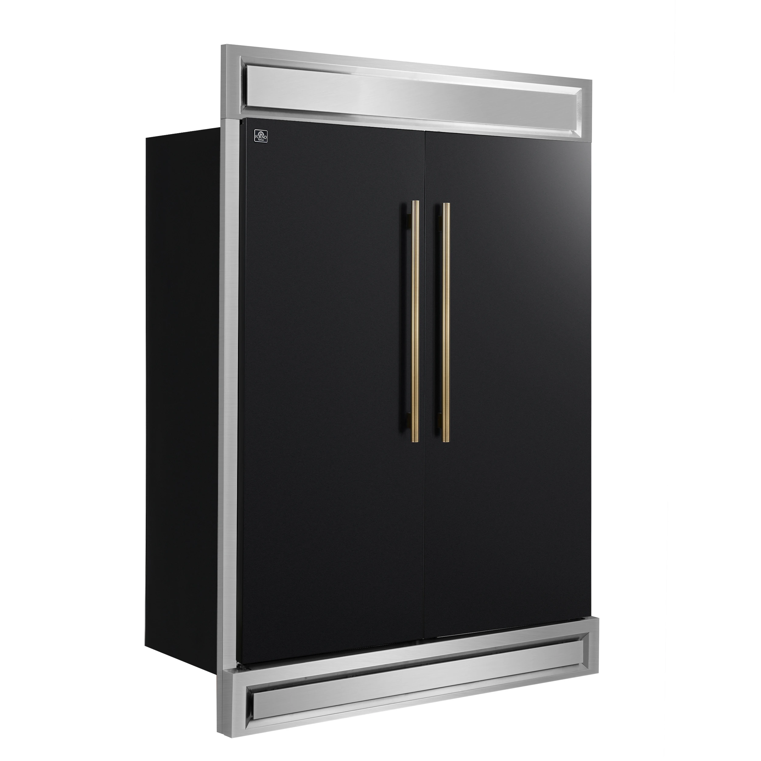 Maderno 2-28-Inch Wide Convertible Refrigerator/Freezer in , Decorative Trim, 27.2 cu.ft, 84-Inch High, ENERGY STAR Certified FFFFD172260MGBLK