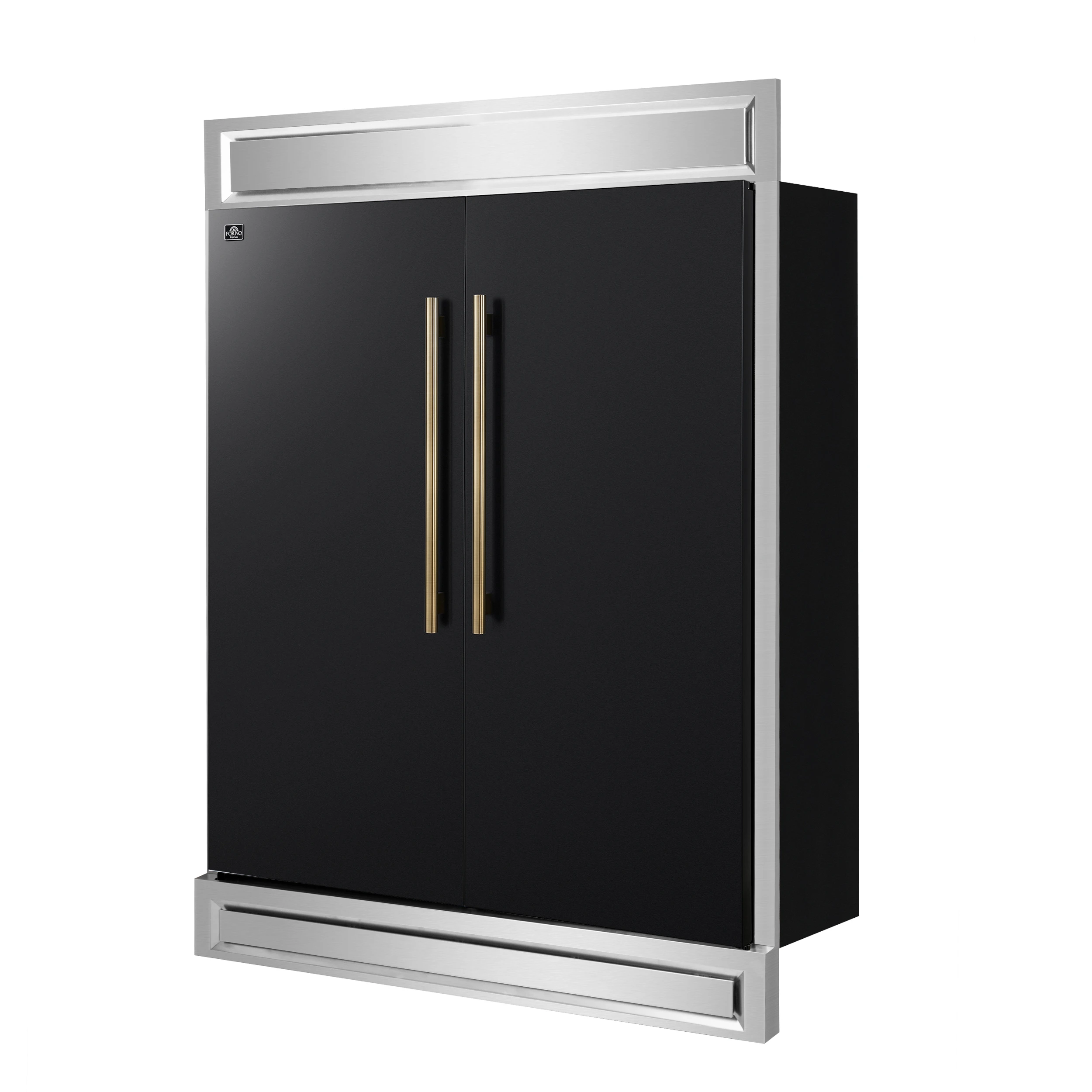 Maderno 2-28-Inch Wide Convertible Refrigerator/Freezer in , Decorative Trim, 27.2 cu.ft, 84-Inch High, ENERGY STAR Certified FFFFD172260MGBLK