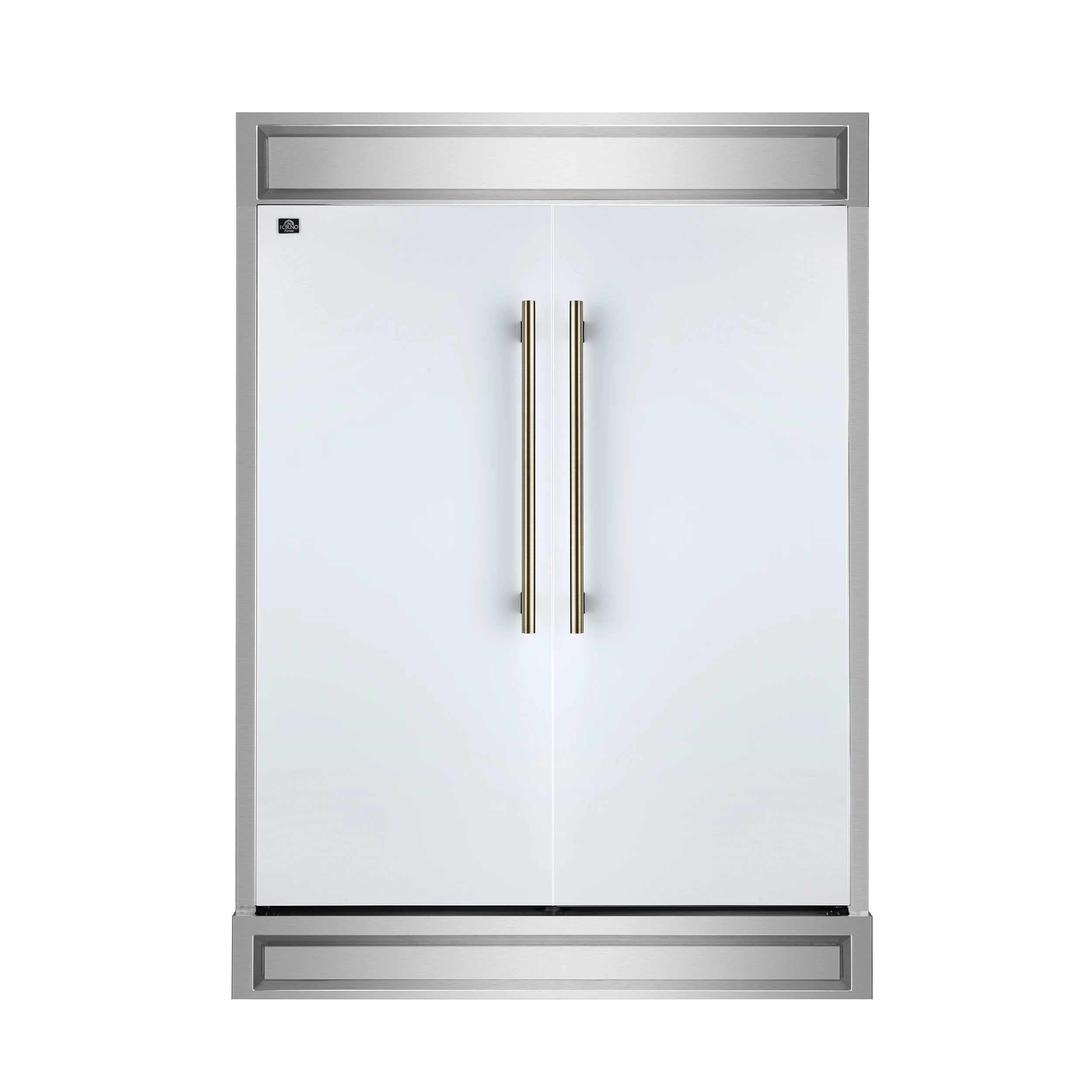 Maderno 2-28-Inch Wide Convertible Refrigerator/Freezer in , Decorative Trim, 27.2 cu.ft, 84-Inch High, ENERGY STAR Certified FFFFD172260MGWHT