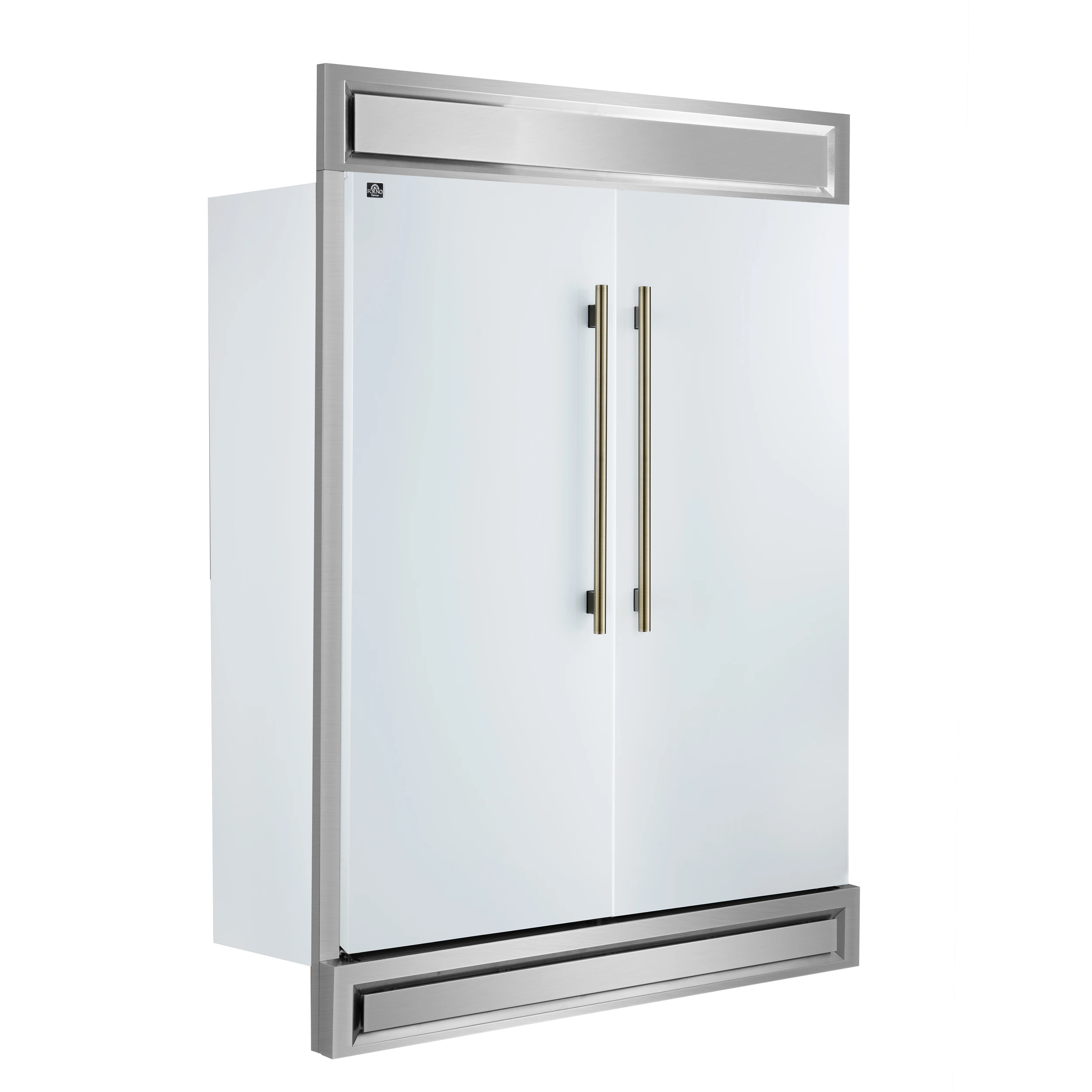 Maderno 2-28-Inch Wide Convertible Refrigerator/Freezer in , Decorative Trim, 27.2 cu.ft, 84-Inch High, ENERGY STAR Certified FFFFD172260MGWHT