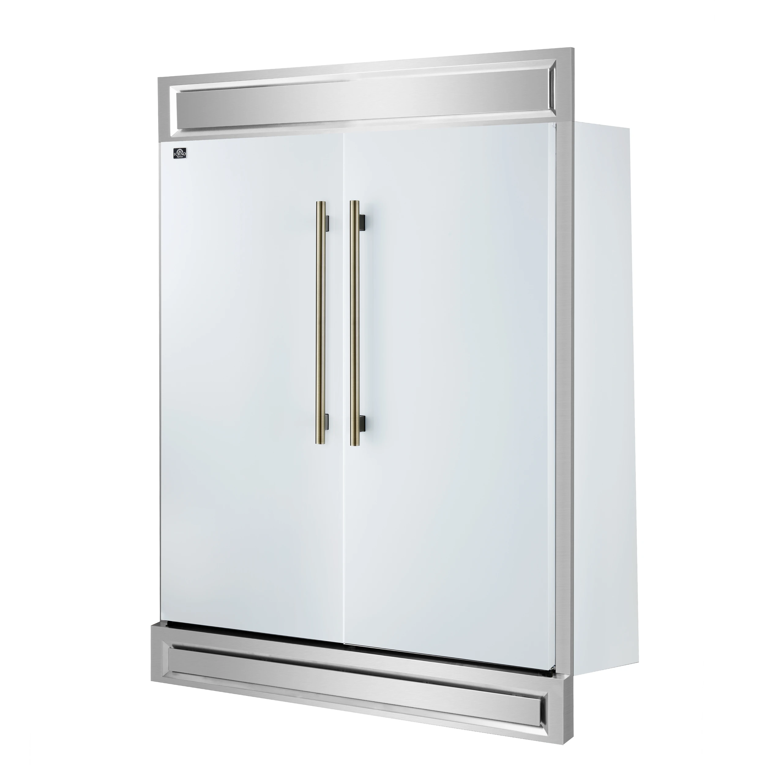 Maderno 2-28-Inch Wide Convertible Refrigerator/Freezer in , Decorative Trim, 27.2 cu.ft, 84-Inch High, ENERGY STAR Certified FFFFD172260MGWHT