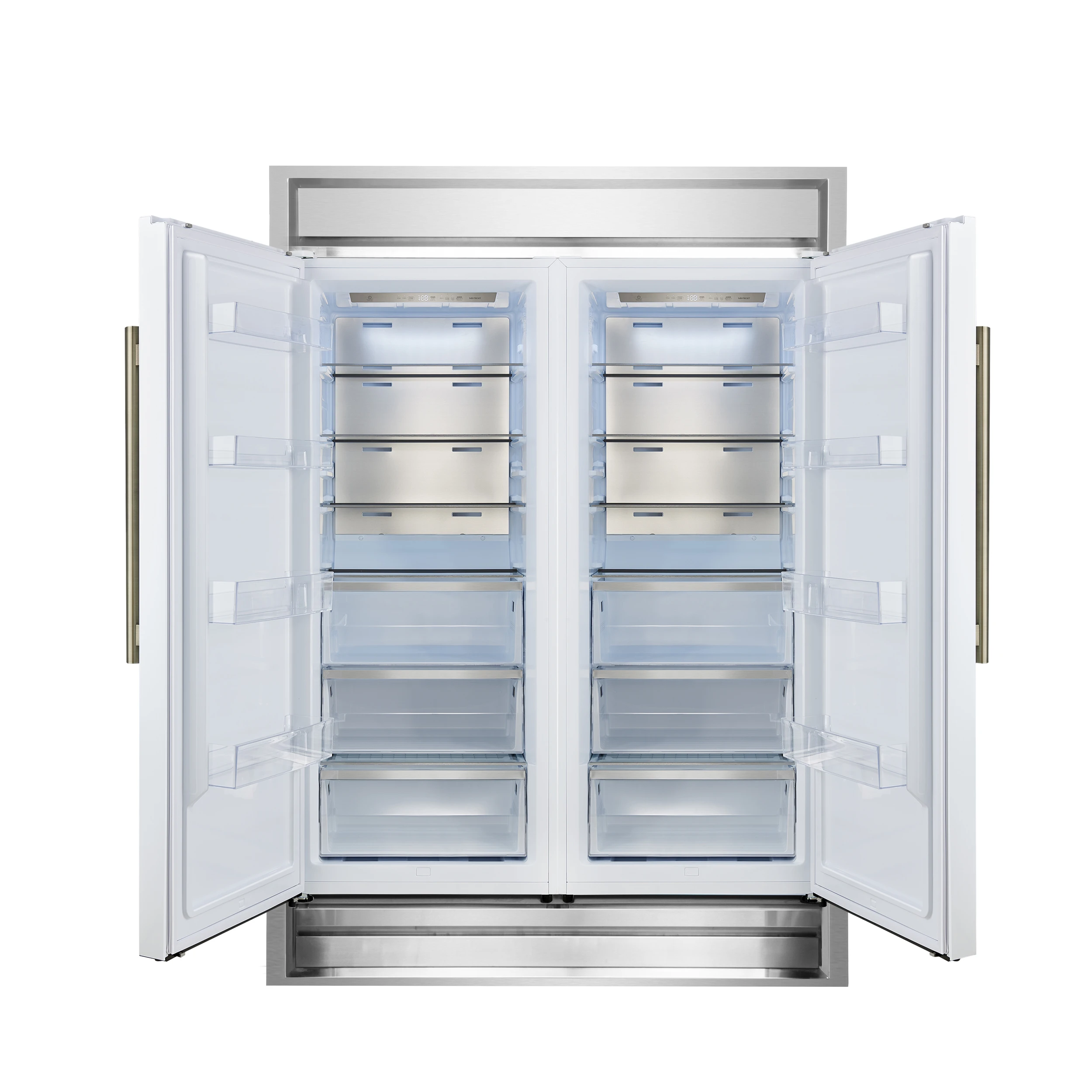 Maderno 2-28-Inch Wide Convertible Refrigerator/Freezer in , Decorative Trim, 27.2 cu.ft, 84-Inch High, ENERGY STAR Certified FFFFD172260MGWHT