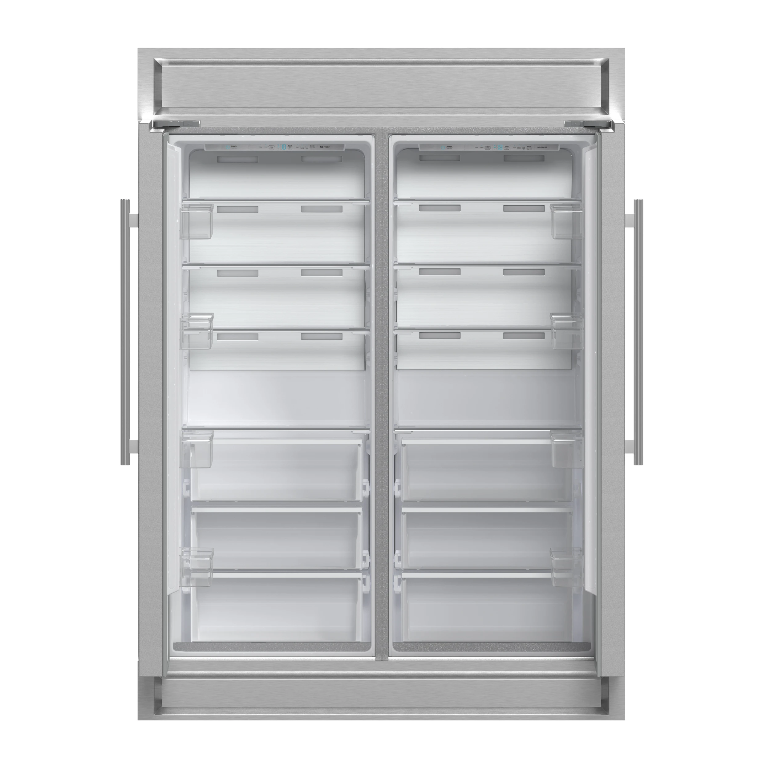 Maderno 2-28-Inch Wide Convertible Refrigerator/Freezer, Decorative Trim, 27.2 cu.ft, 84-Inch High, ENERGY STAR Certified FFFFD172260S