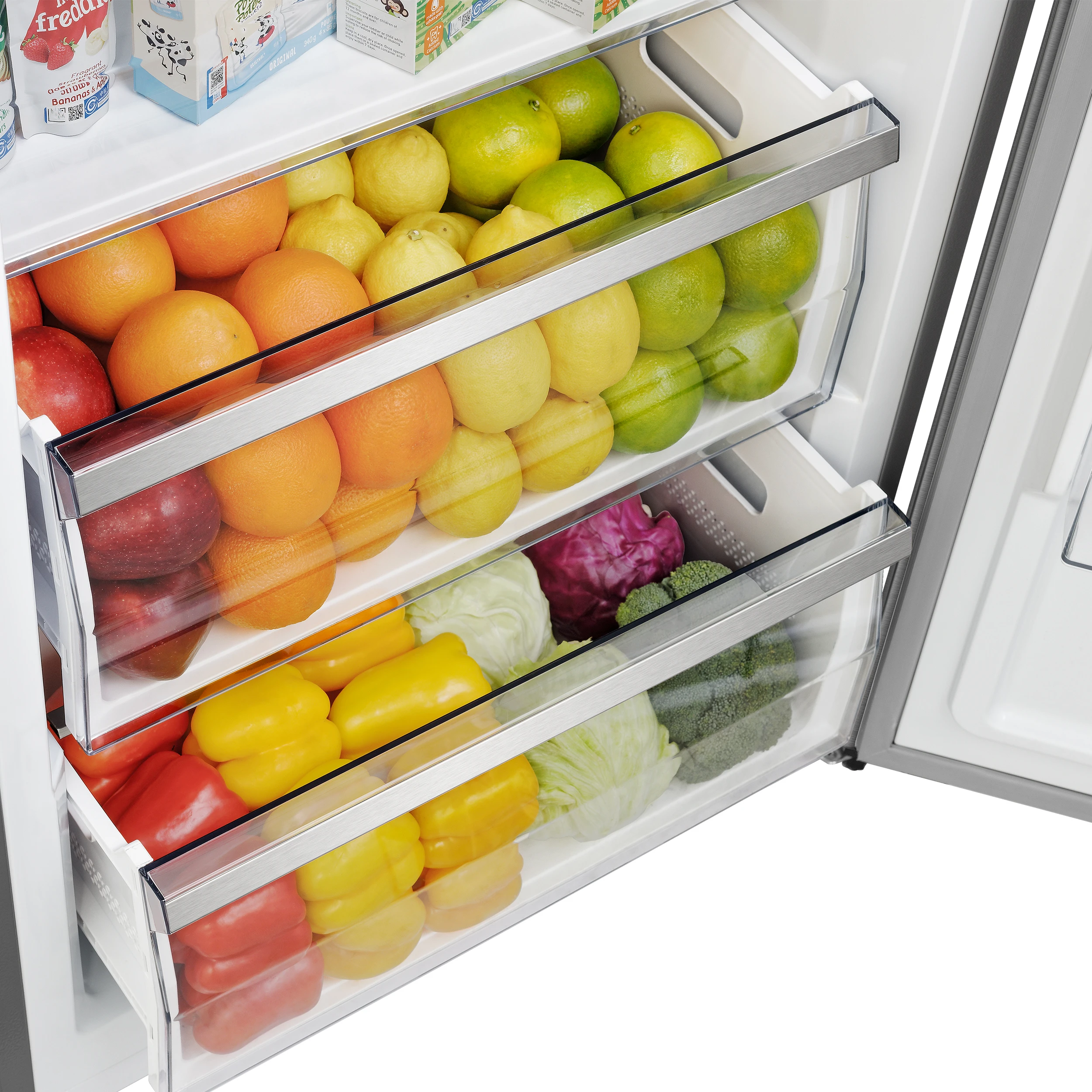 Maderno 2-28-Inch Wide Convertible Refrigerator/Freezer, Decorative Trim, 27.2 cu.ft, 84-Inch High, ENERGY STAR Certified FFFFD172260S