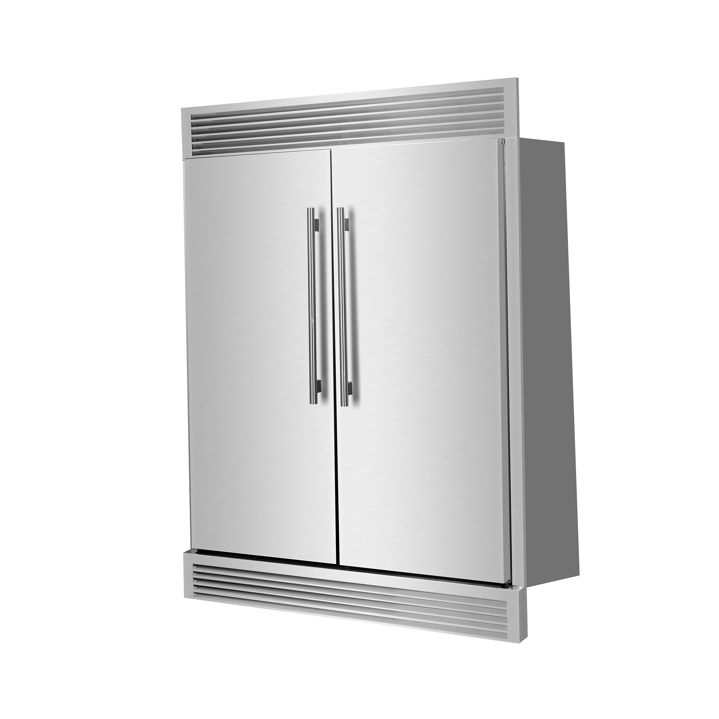 Maderno 2-28-Inch Wide Convertible Refrigerator/Freezer, Decorative Trim, 27.2 cu.ft, 84-Inch High, ENERGY STAR Certified FFFFD172260SG