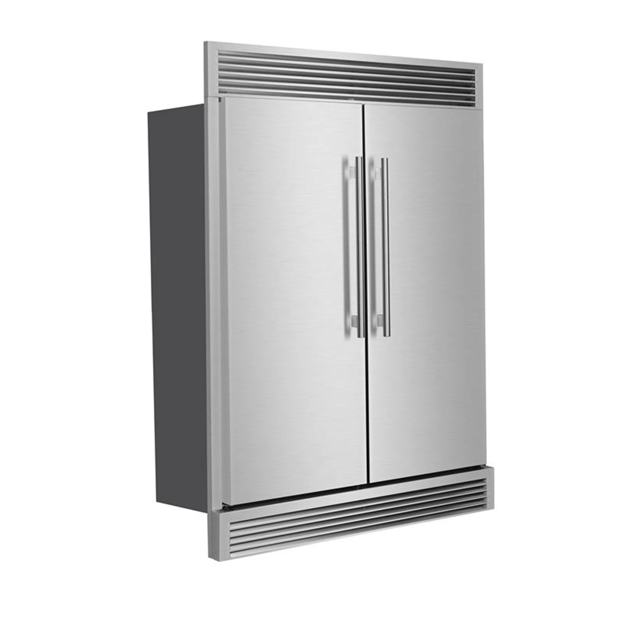 Maderno 2-28-Inch Wide Convertible Refrigerator/Freezer, Decorative Trim, 27.2 cu.ft, 84-Inch High, ENERGY STAR Certified FFFFD172260SG
