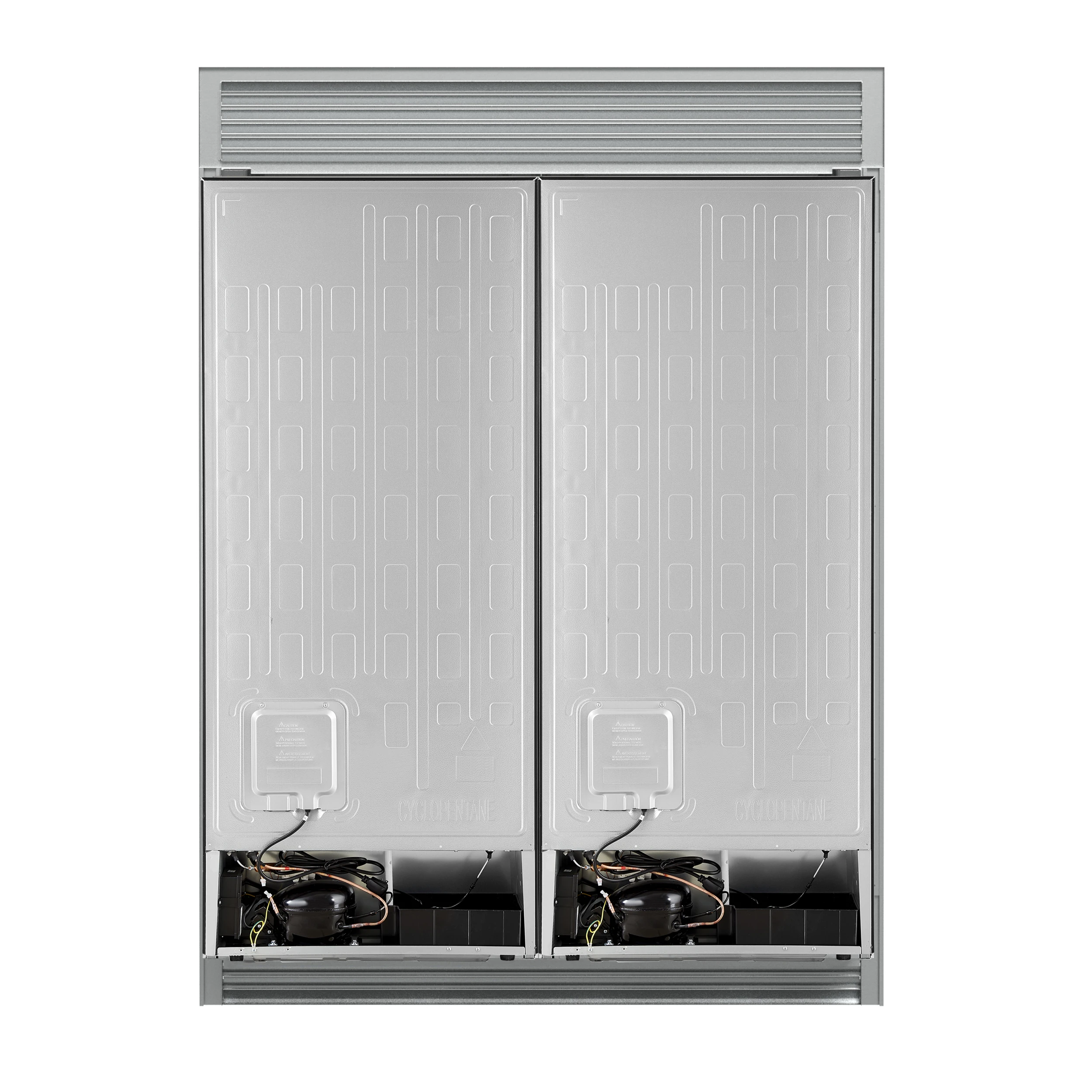 Maderno 2-28-Inch Wide Convertible Refrigerator/Freezer in , Decorative Trim Grill, 27.2 cu.ft, 84-Inch High, ENERGY STAR Certified FFFFD172260SGBLK