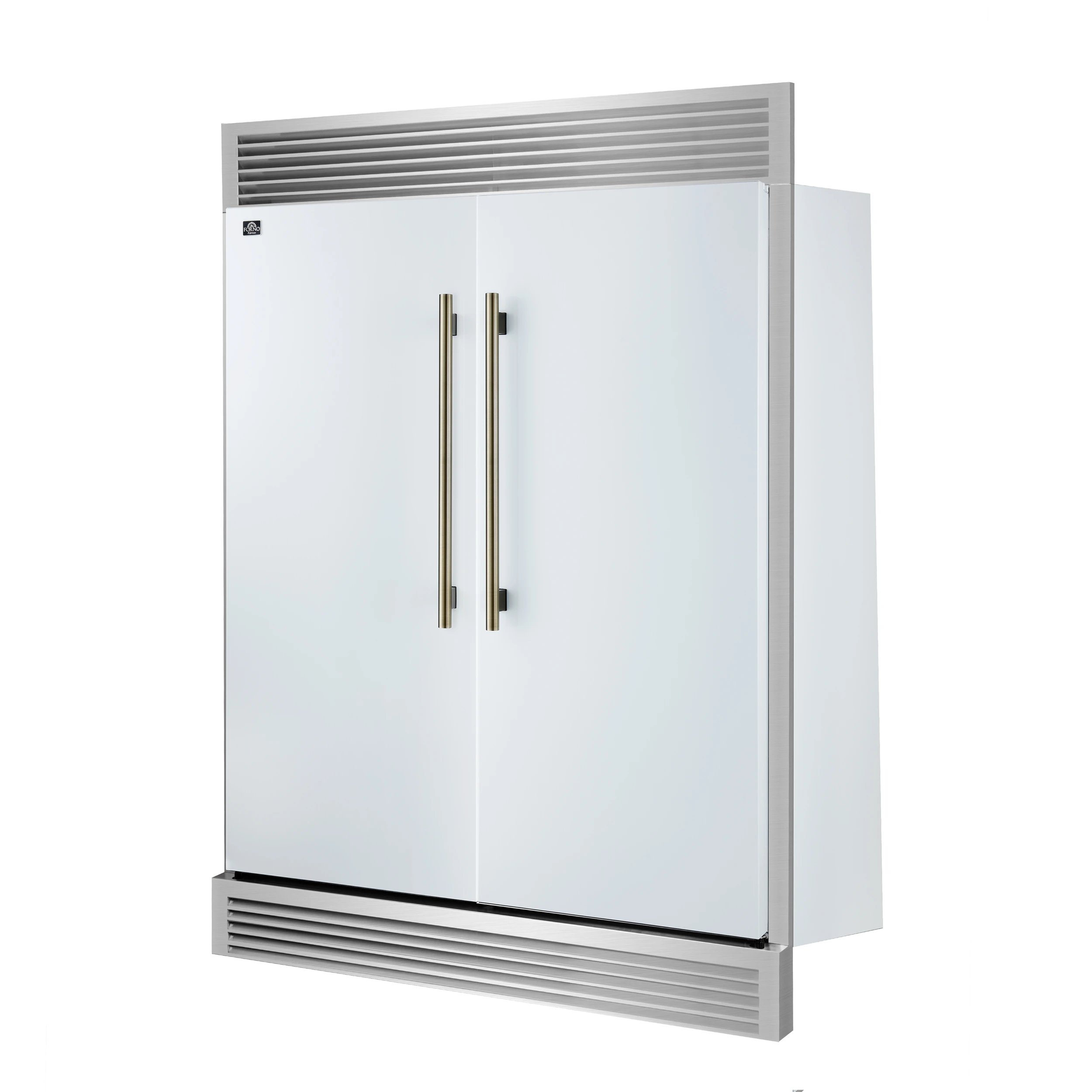 Maderno 2-28-Inch Wide Convertible Refrigerator/Freezer in , Decorative Trim, 27.2 cu.ft, 84-Inch High, ENERGY STAR Certified FFFFD172260SGWHT