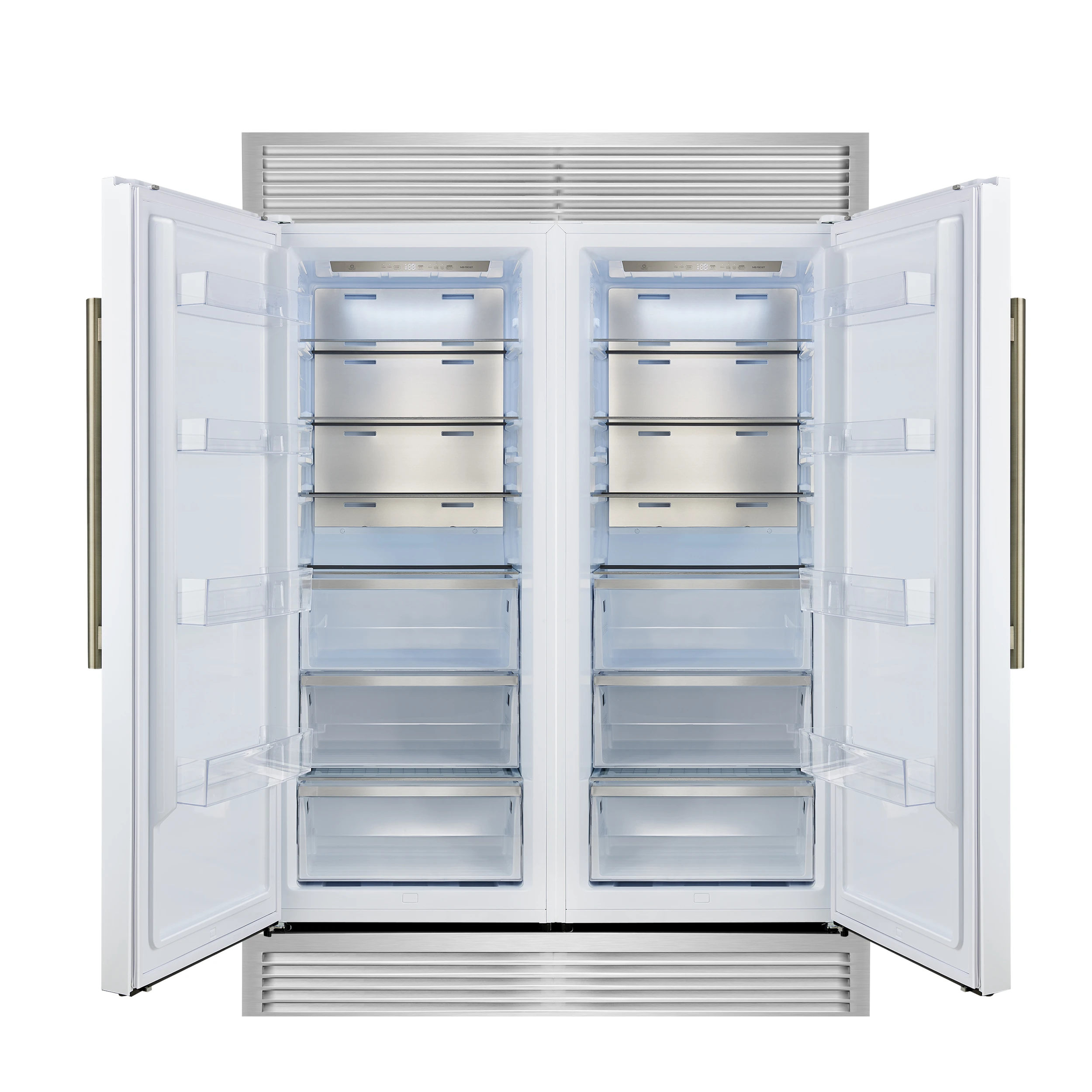 Maderno 2-28-Inch Wide Convertible Refrigerator/Freezer in , Decorative Trim, 27.2 cu.ft, 84-Inch High, ENERGY STAR Certified FFFFD172260SGWHT