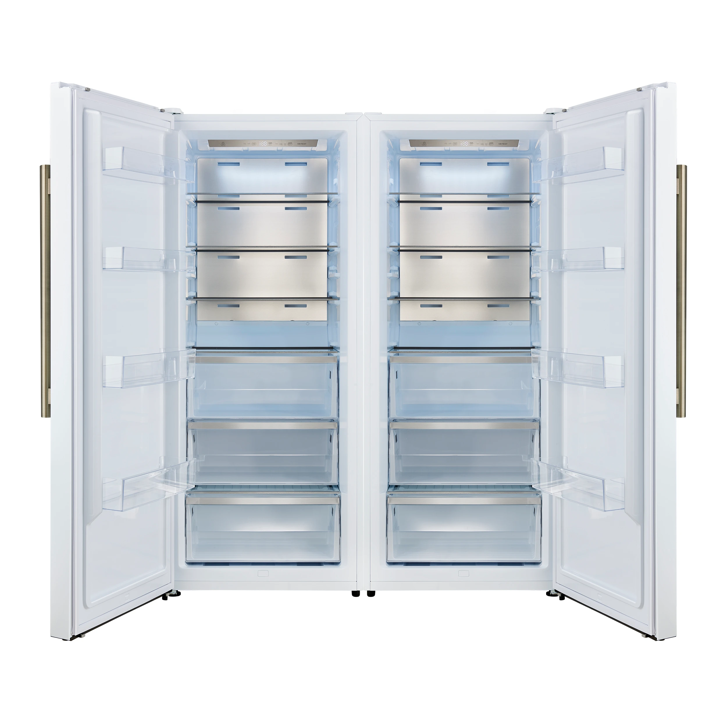 Maderno 2-28-Inch Wide Convertible Refrigerator/Freezer in , Decorative Trim, 27.2 cu.ft, 84-Inch High, ENERGY STAR Certified FFFFD172260SGWHT