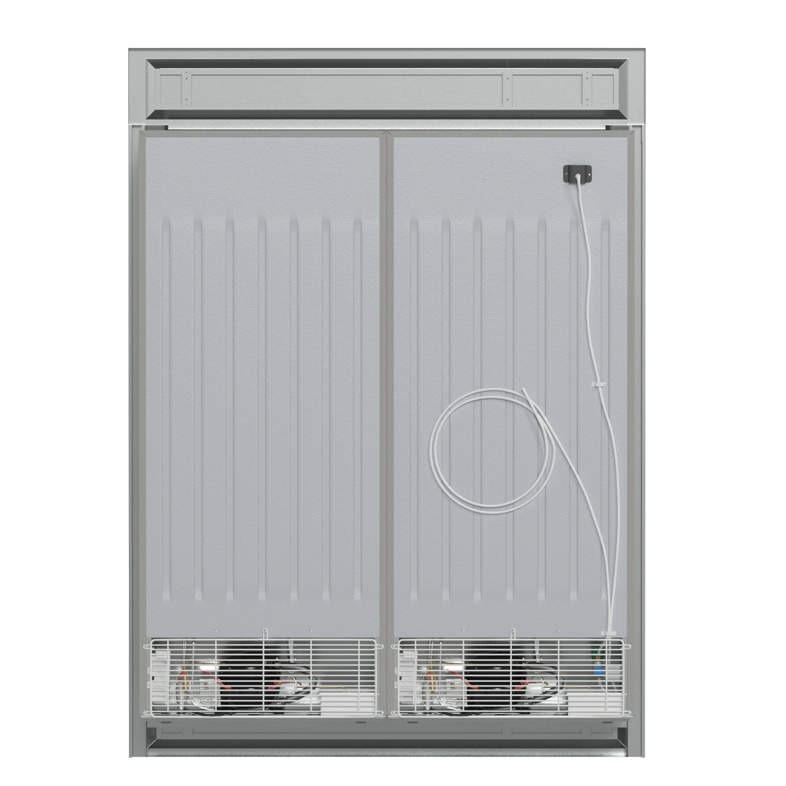 Fortezza 60 Inch Convertible Refrigerator/Freezer with Modern Trim Kit, Stainless Steel, Total No Frost, with Automatic Ice Maker FFFFD173860MG
