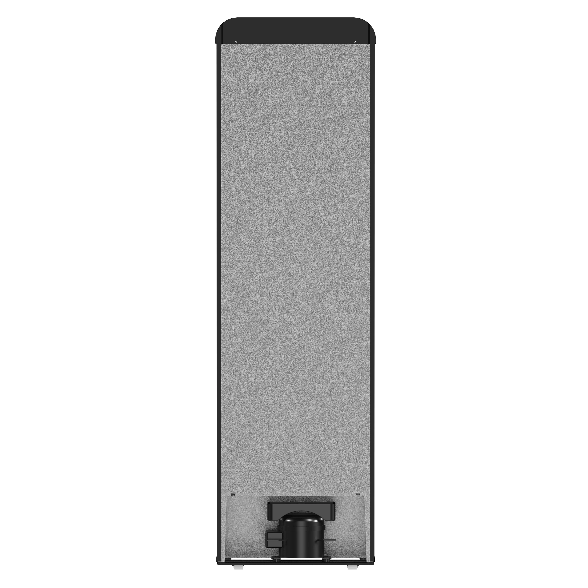 Storico 22-Inch Retro bottom freezer Fridge in , 9 cu.ft, copper-tone handle FFFFD174522BLK