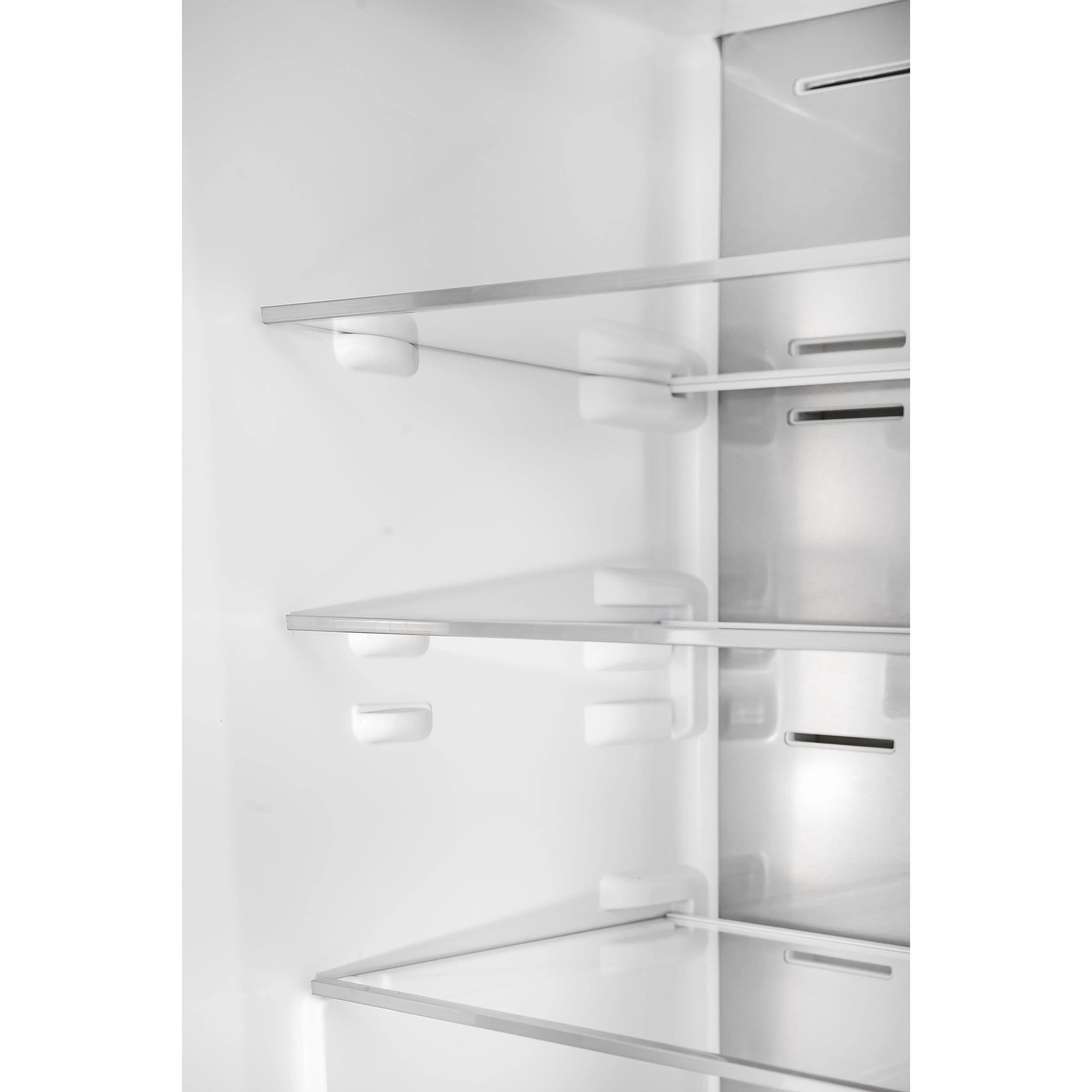 Custodia 24" Bottom Freezer, 10.3 cf., Left Swing, Ice Maker, Total No frost, , Antique Brass handles FFFFD176624BLKLS
