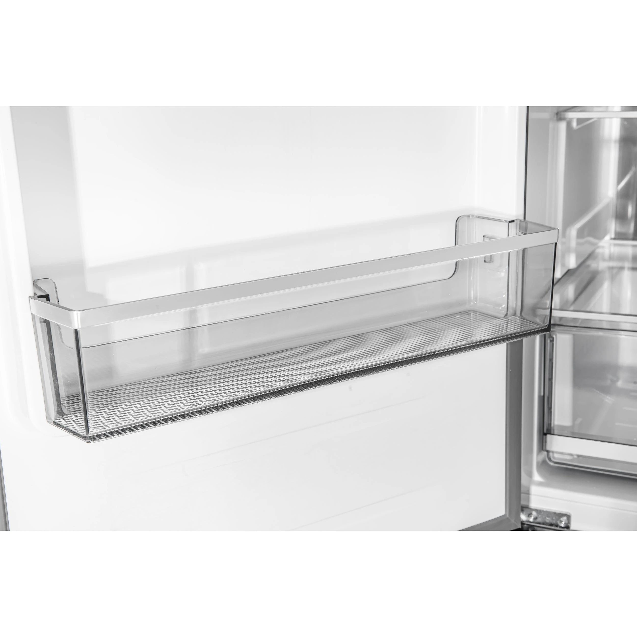 Custodia 24" Bottom Freezer, 10.3 cf., Left Swing, Ice Maker, Total No frost, , Antique Brass handles FFFFD176624BLKLS