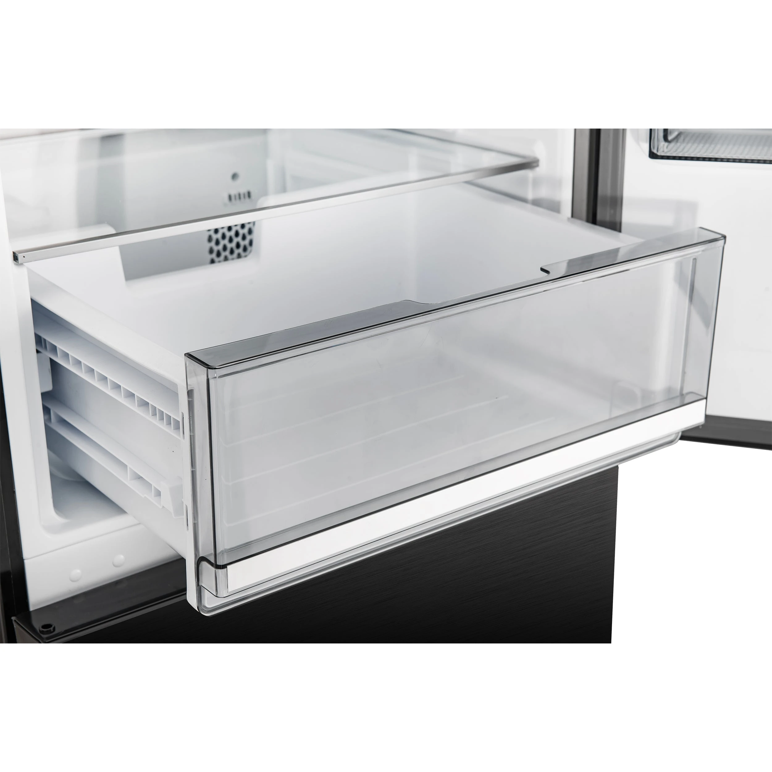 Custodia 24" Bottom Freezer, 10.3 cf., Right Swing, Total No frost, , Antique Brass handles FFFFD176624BLKRS