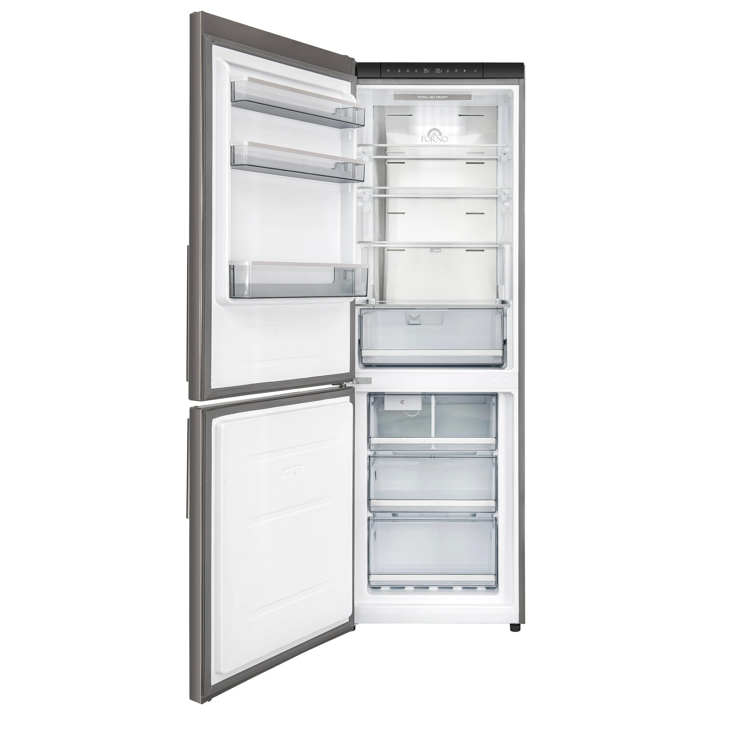 Custodia 24" Bottom Freezer, 10.3 cf., Left Swing, Ice Maker, Total No frost, handles FFFFD176624LS