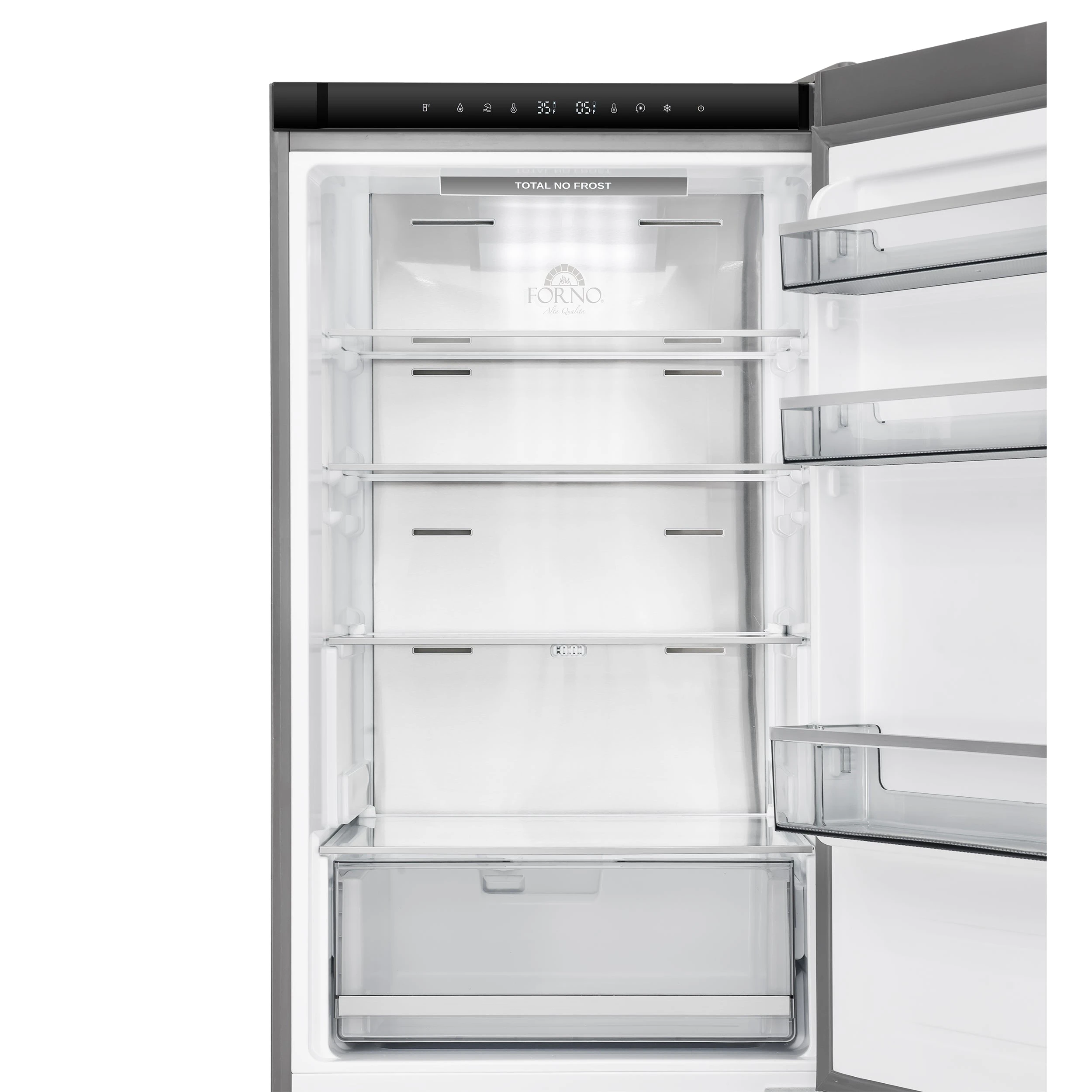 Custodia 24" Bottom Freezer, 10.3 cf., Right Swing, Total No frost, handles FFFFD176624RS