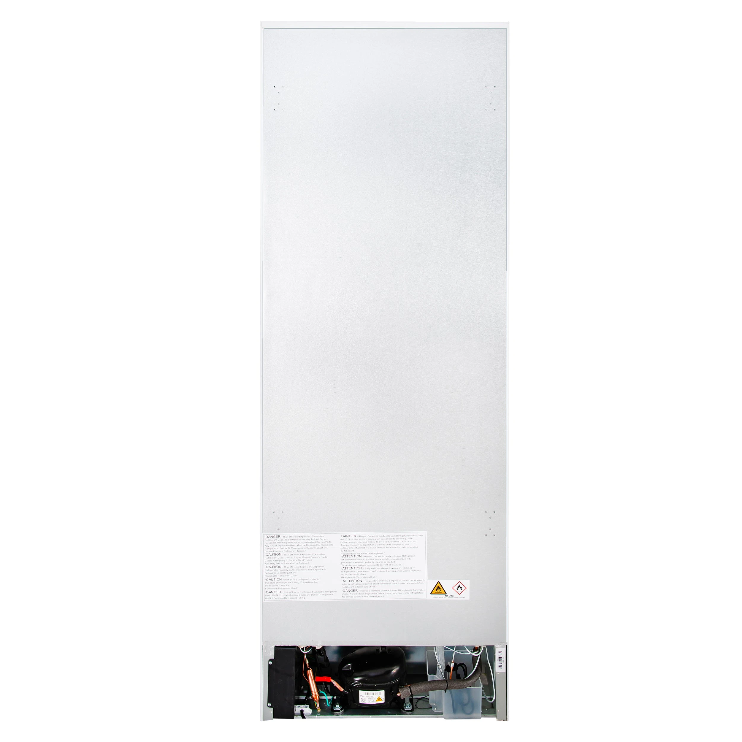 Custodia 24" Bottom Freezer, 10.3 cf., Right Swing, Total No frost, , Antique Brass handles FFFFD176624WHTRS
