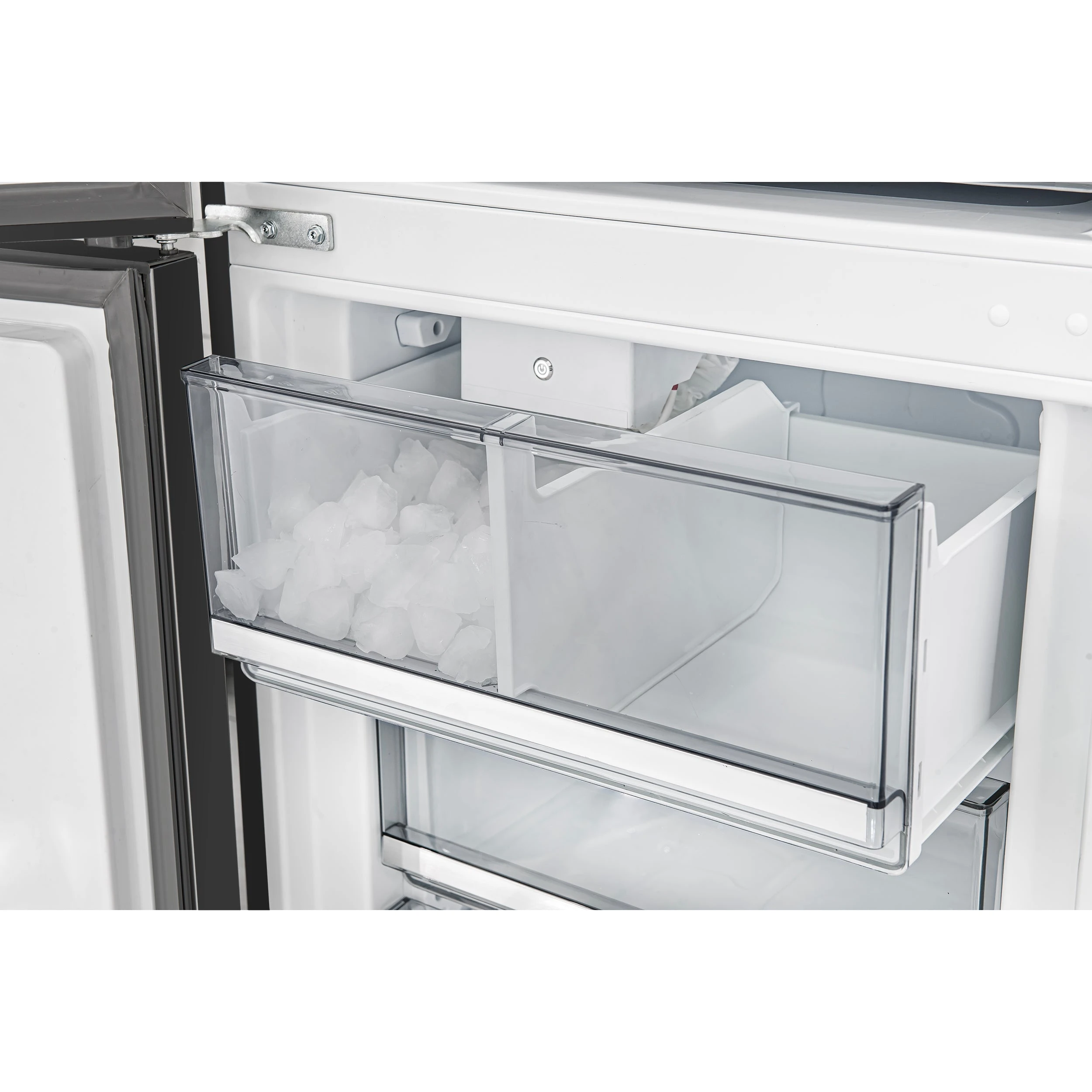 Custodia 48" Bottom Freezer combo, 20.6 cf., Ice Maker, Total No frost, , Antique Brass handles FFFFD176648BLK