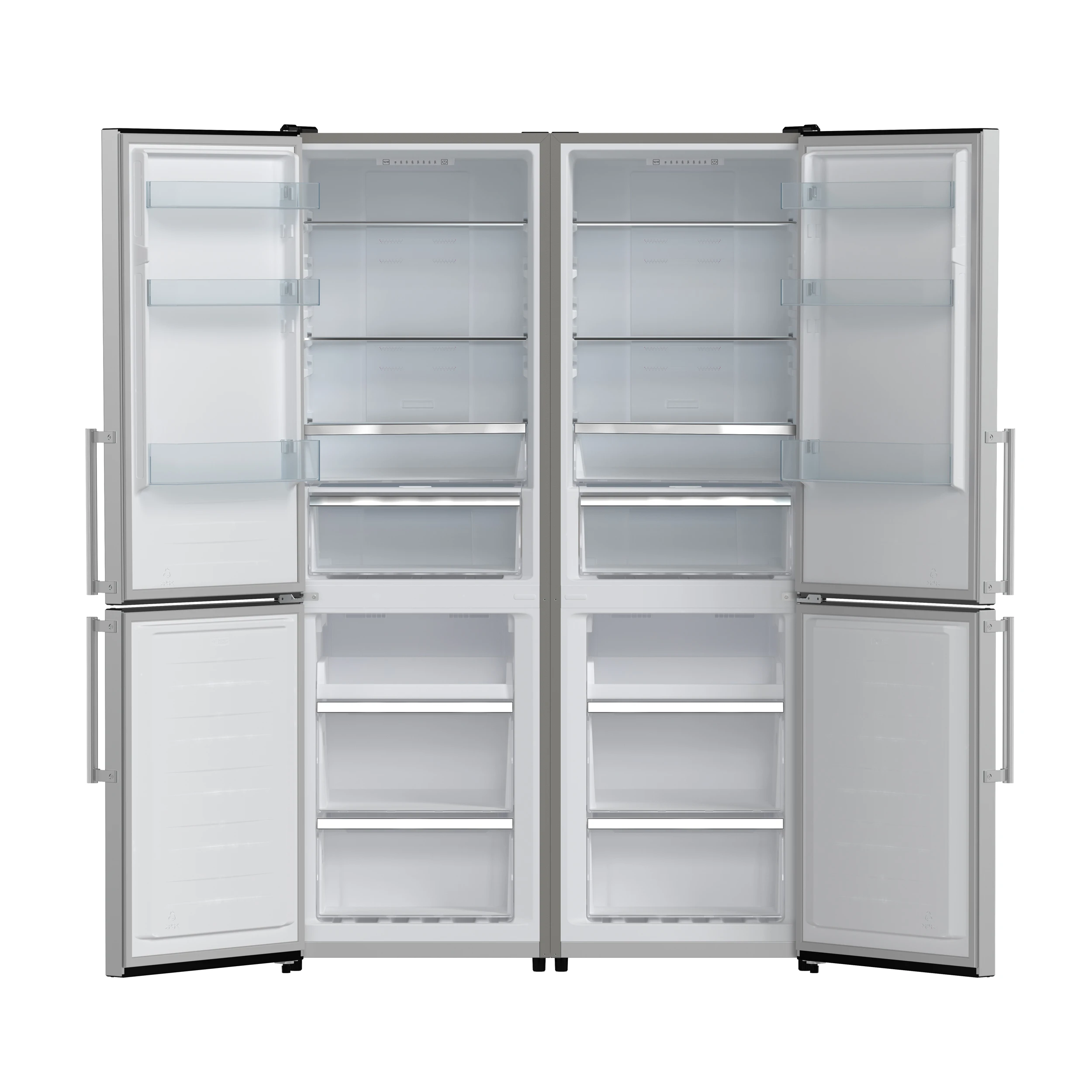 Guardia 46.8-Inch Double Bottom Freezer Refrigerators, Total Capacity 21.6 cu.ft, ENERGY STAR Certified FFFFD177848