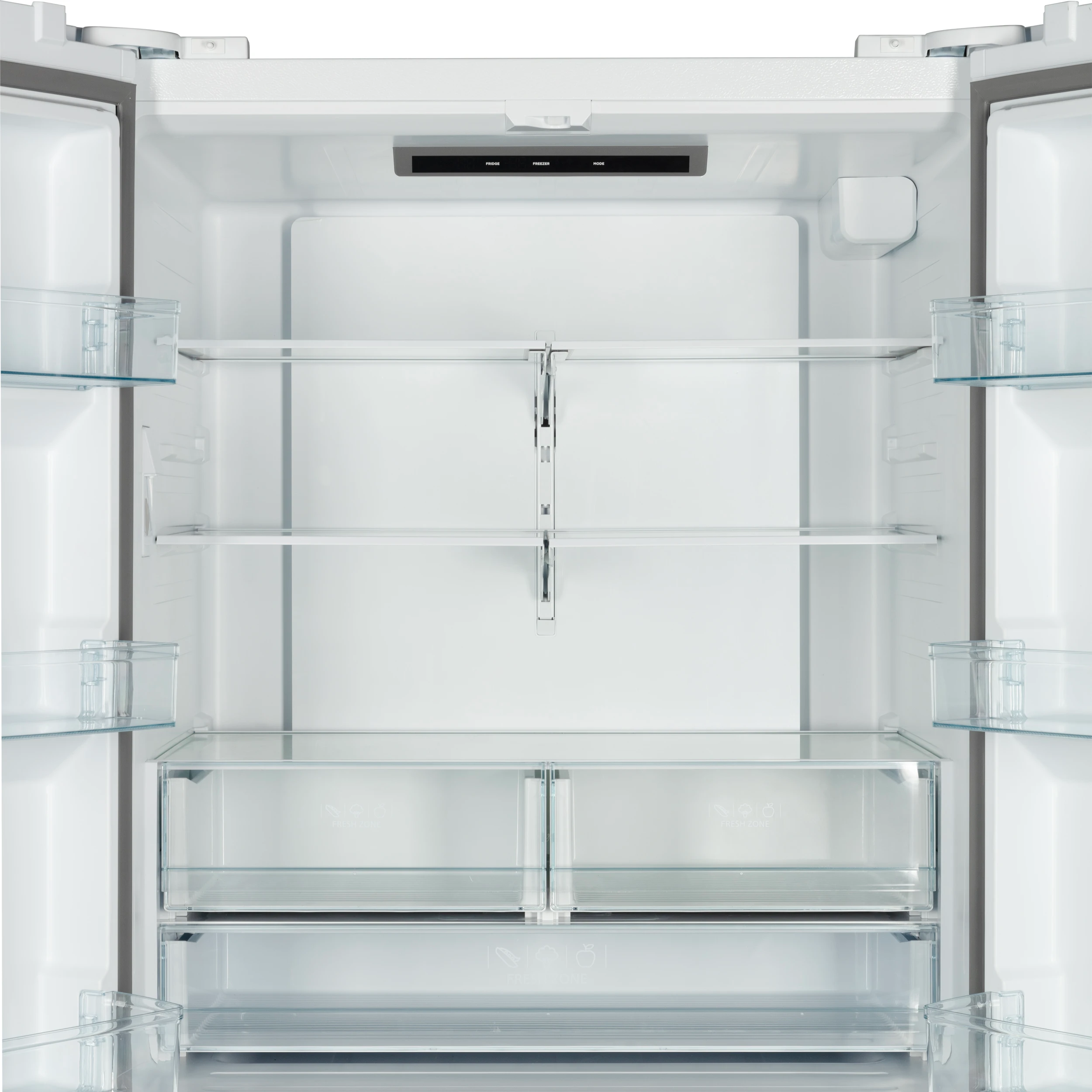 Rivello 36 Inch French Door Refrigerator in with Antique Brass, Internal Water Dispenser, Filtered Ice, Adjustable Shelves, Energy Star Certified FFFFD178336WHT