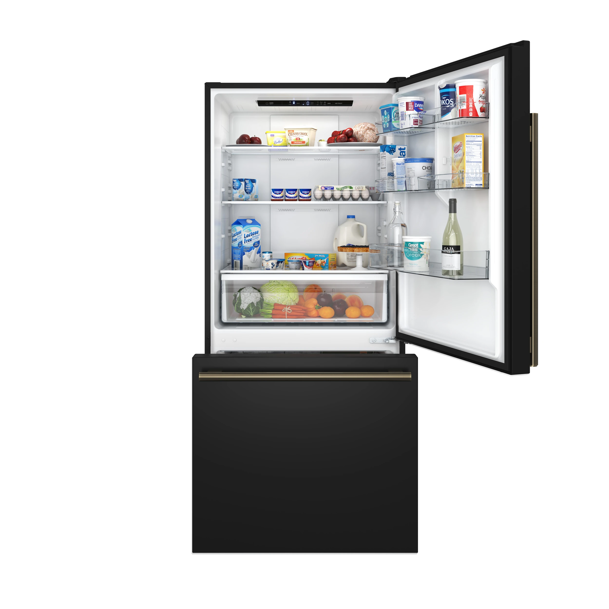 Milano Espresso 31-Inch Bottom Freezer Refrigerator, , 17.2 cu.ft Capacity, Energy Efficient FFFFD178531BLK
