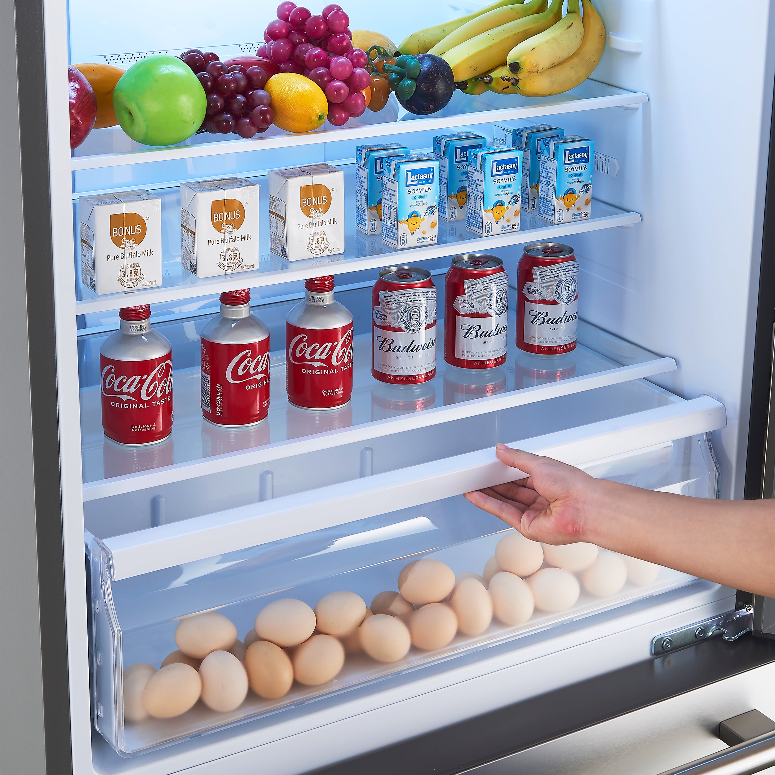 Milano Espresso 31-Inch Bottom Freezer Refrigerator, , 17.2 cu.ft Capacity, Right Swing Door, Energy Efficient view 5