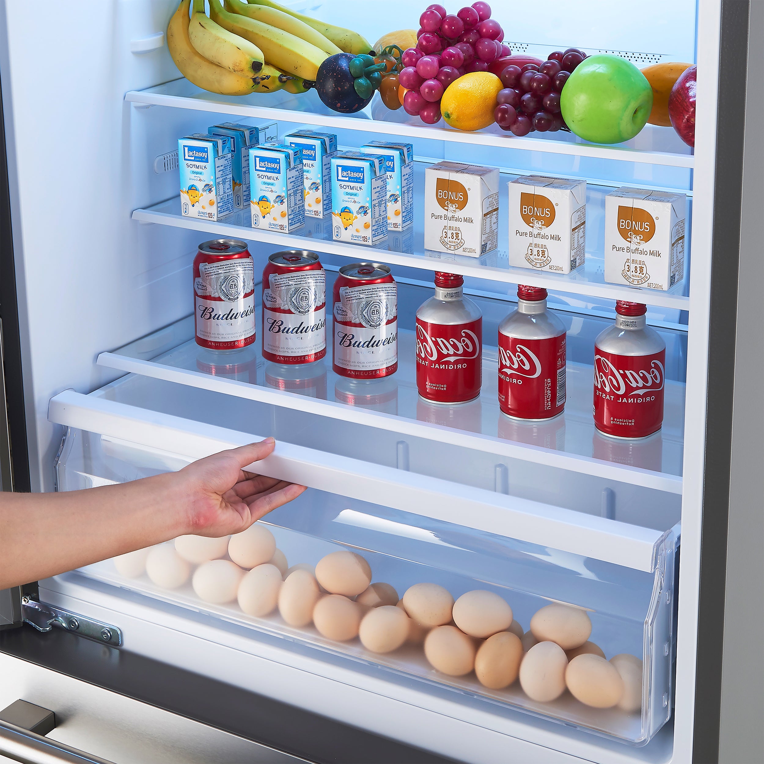 Milano Espresso 31-Inch Bottom Freezer Refrigerator, 17.2 cu.ft., Built-In Ice Maker, ENERGY STAR view 11