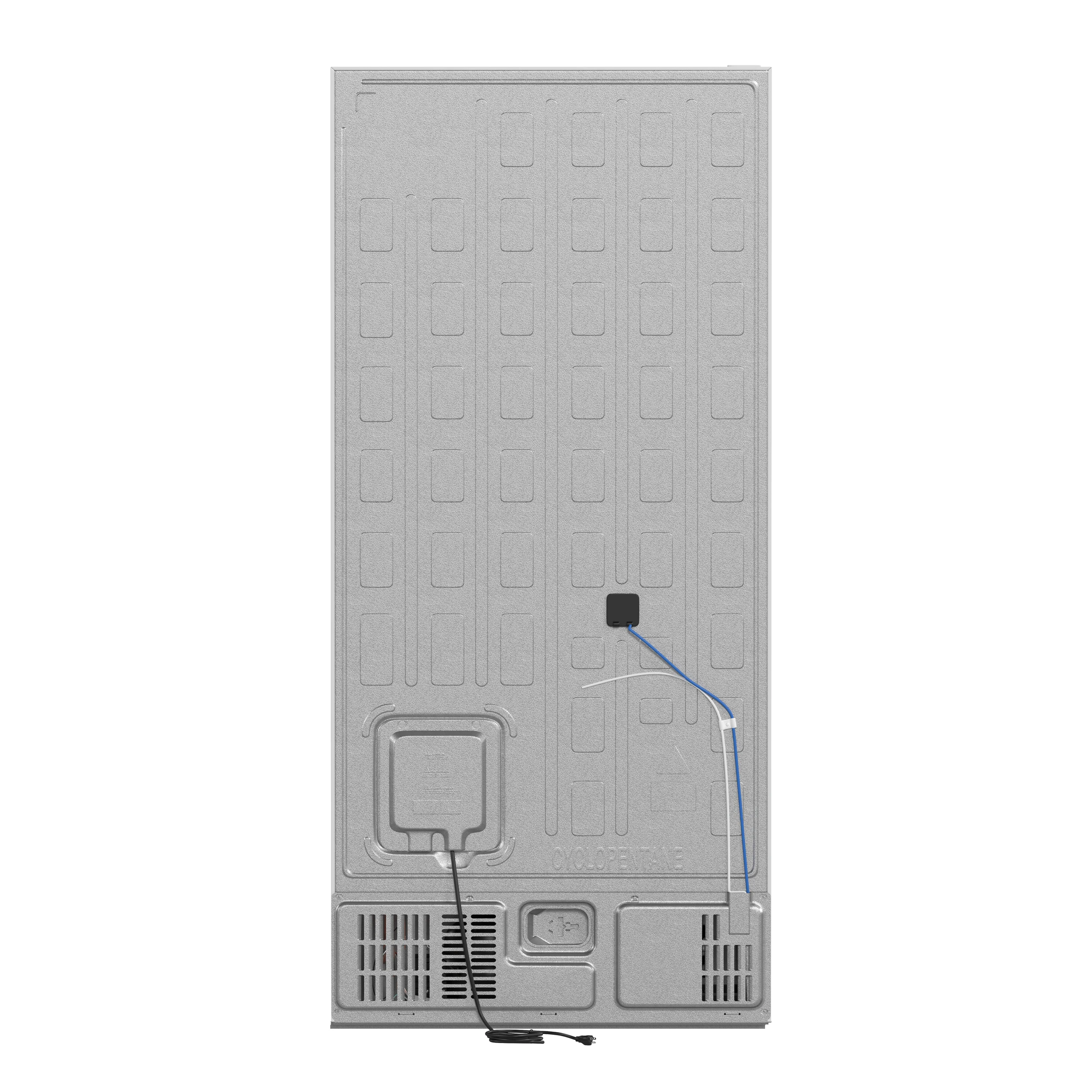 Milano 2-Piece 62-Inch Freestanding Dual Bottom Freezer Refrigerator, White – 34.4 cu.ft, Touch Control, Ice Maker FFFFD178760WHT