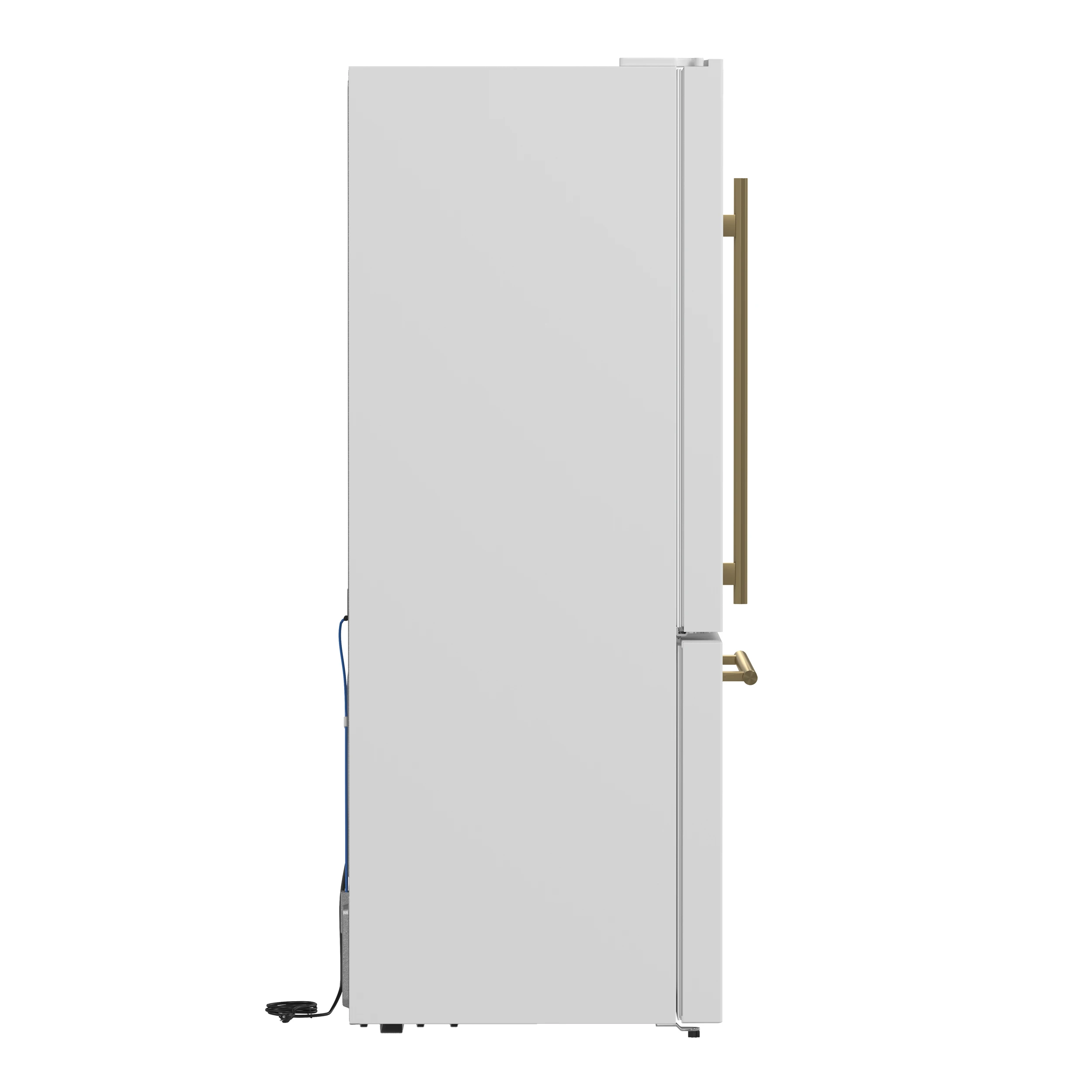 Milano 2-Piece 62-Inch Freestanding Dual Bottom Freezer Refrigerator, White – 34.4 cu.ft, Touch Control, Ice Maker FFFFD178760WHT