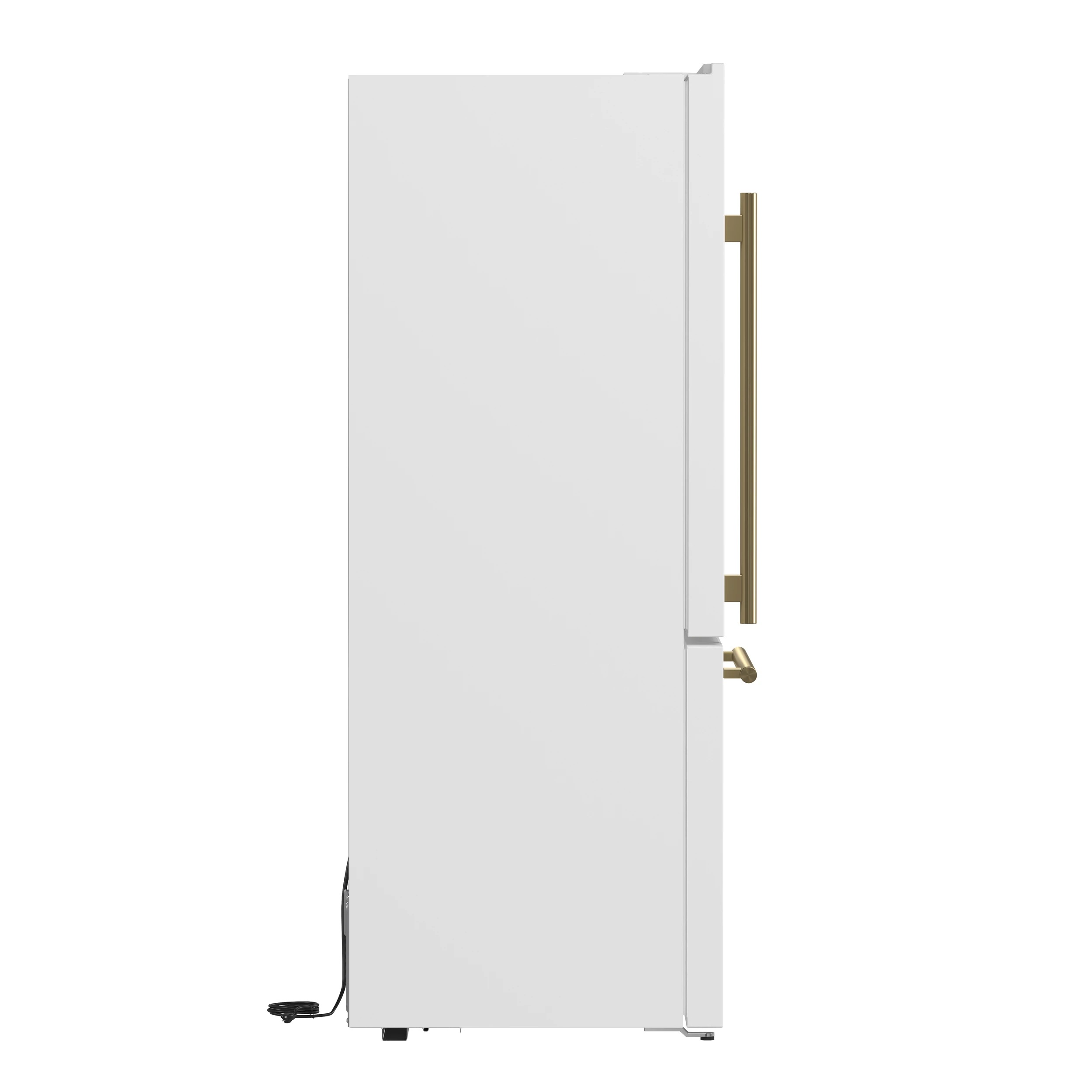 Milano 2-Piece 62-Inch Freestanding Dual Bottom Freezer Refrigerator, White – 34.4 cu.ft, Touch Control, Ice Maker FFFFD178760WHT