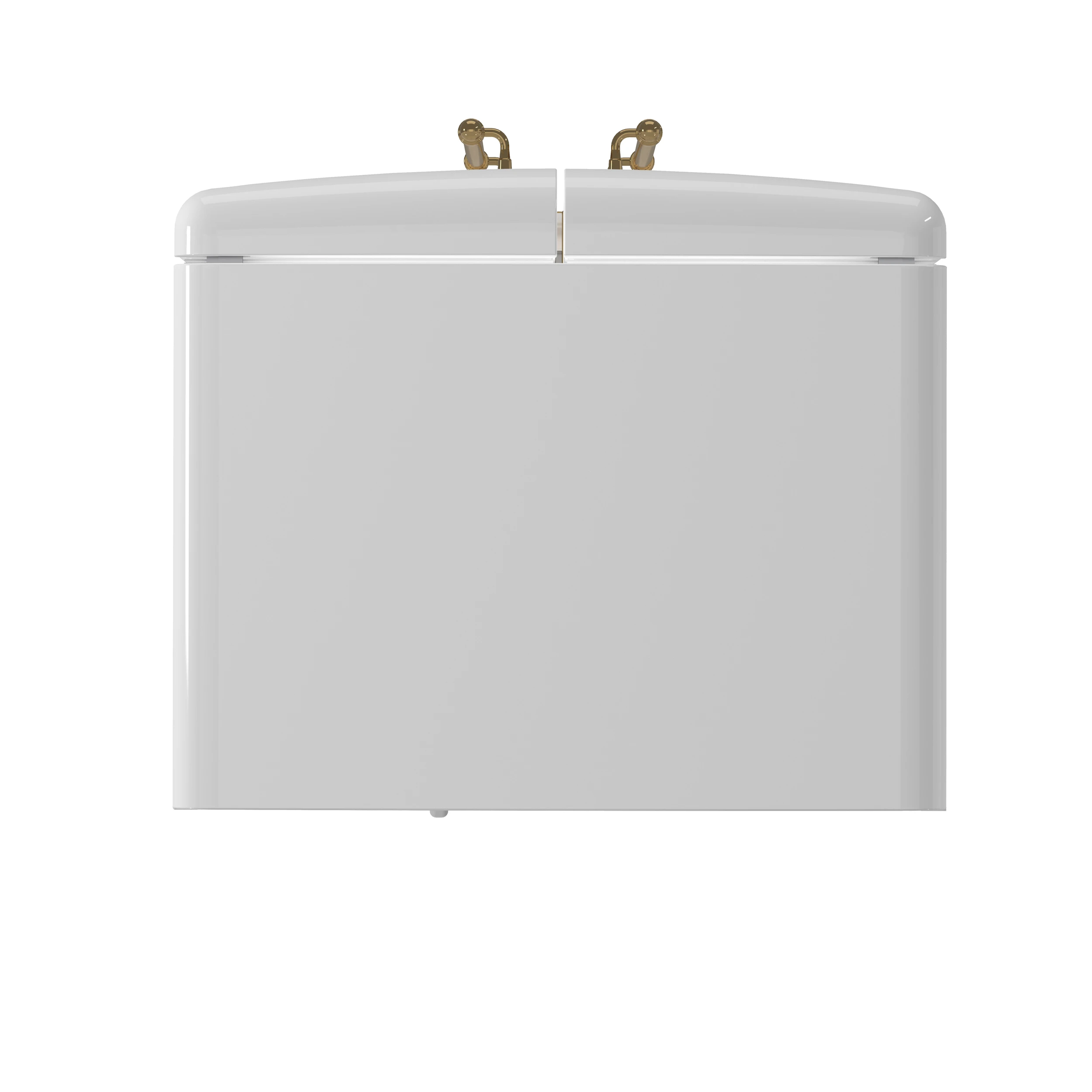 Luigi 33-Inch French Door Refrigerator, 18 cu.ft, Finish, Antique Brass Handles, ENERGY STAR Certified FFFFD179133WHT