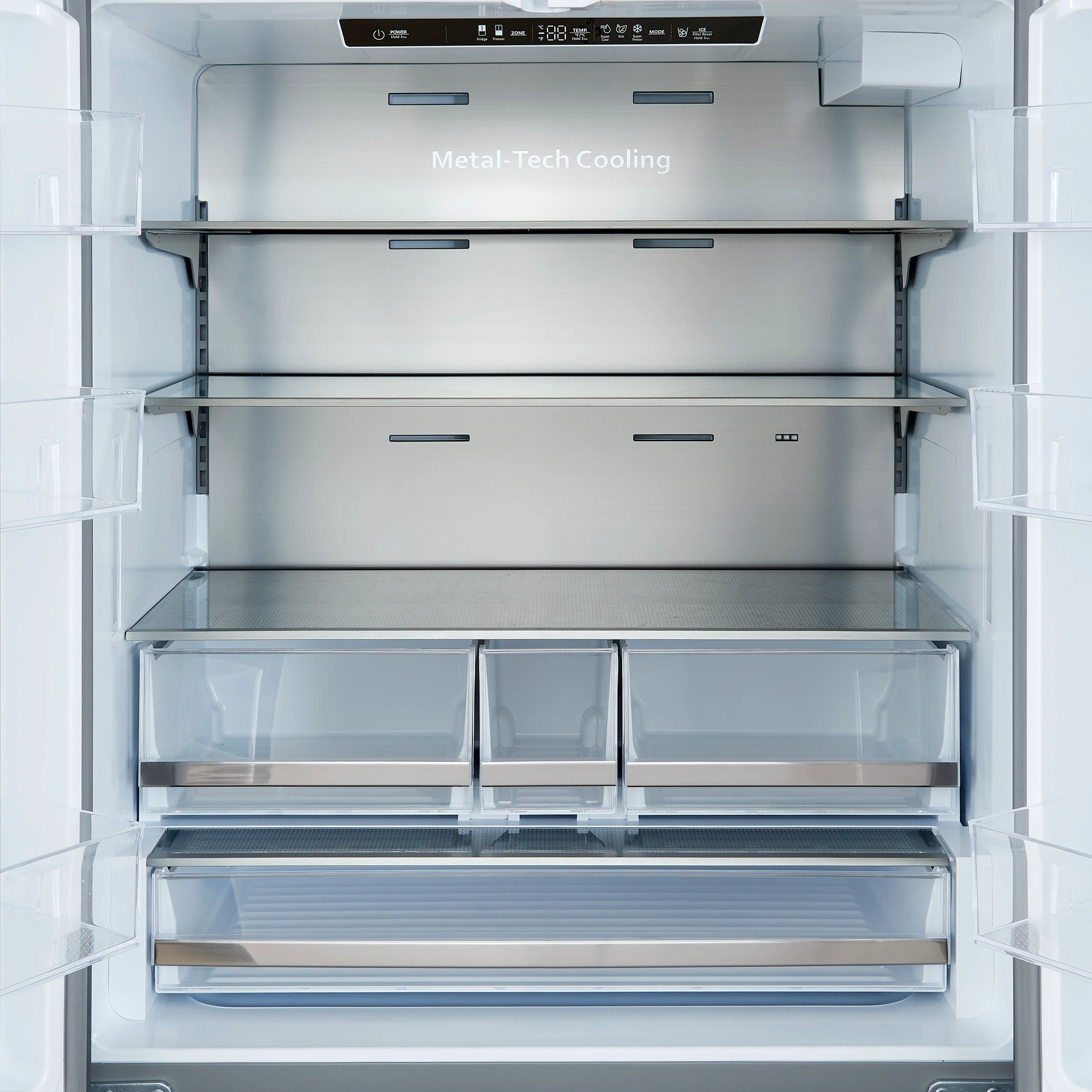 Aosta 36-Inch French Door Refrigerator, , 22.4 cu.ft, External Water Dispenser, Automatic Ice Maker, ENERGY STAR Certified FFFFD186636SB