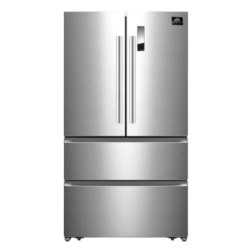 Forno Bovino 33″ French Door 19 Cu.Ft. Refrigerator Stainless FFFFD190733SB Picture 1