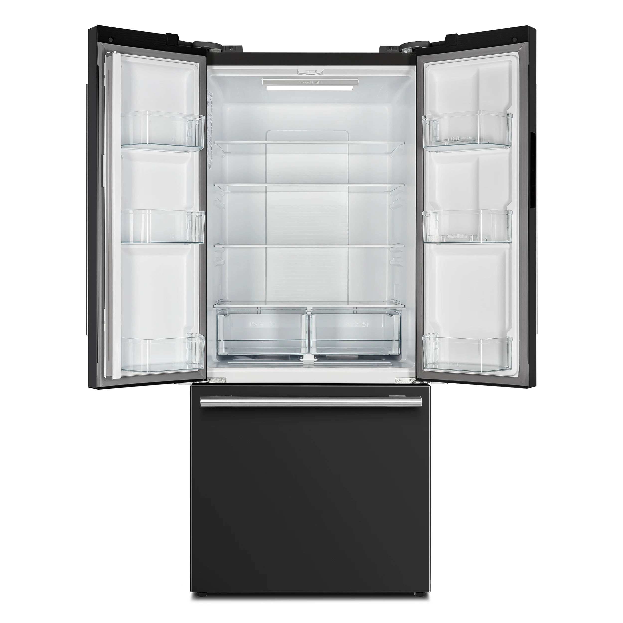 Gallipoli Espresso 30-Inch French Door Refrigerator, Bottom Freezer, 17.5 Cu. Ft., No Frost, Ice Maker FFFFD197431BLK