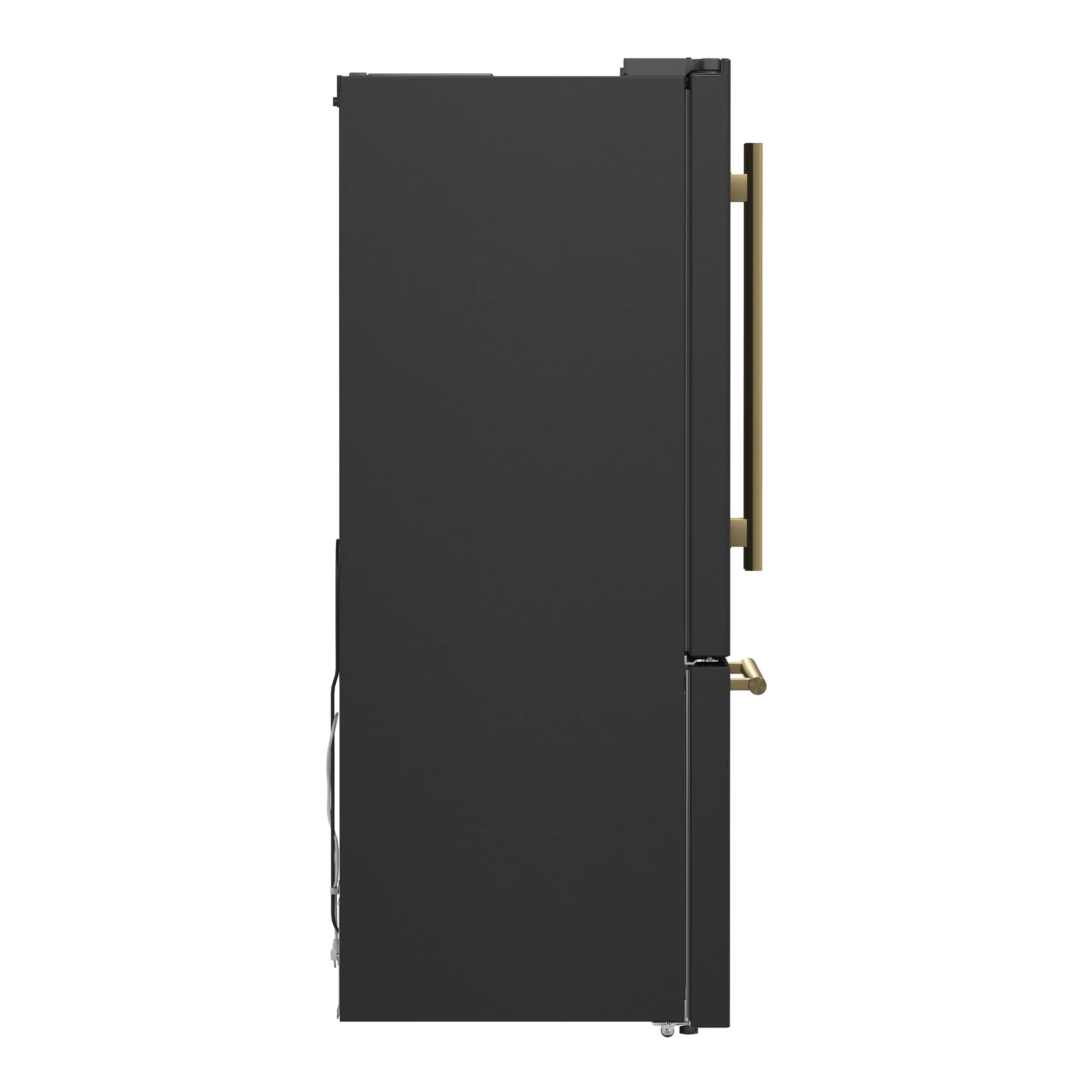 Gallipoli Espresso 30-Inch French Door Refrigerator, Bottom Freezer, 17.5 Cu. Ft., No Frost, Ice Maker FFFFD197431BLK