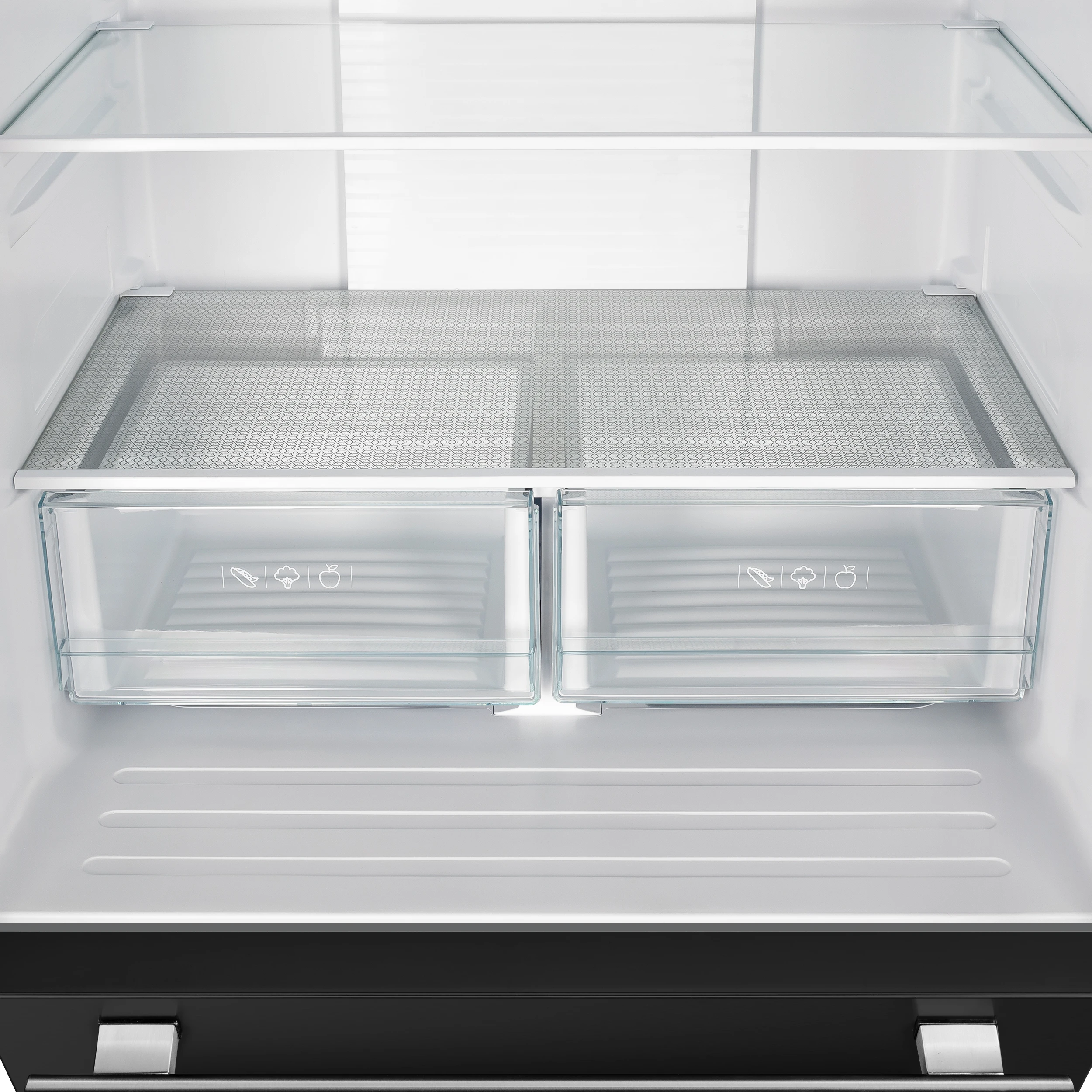 Gallipoli Espresso 30-Inch French Door Refrigerator, Bottom Freezer, 17.5 Cu. Ft., No Frost, Ice Maker FFFFD197431BLK