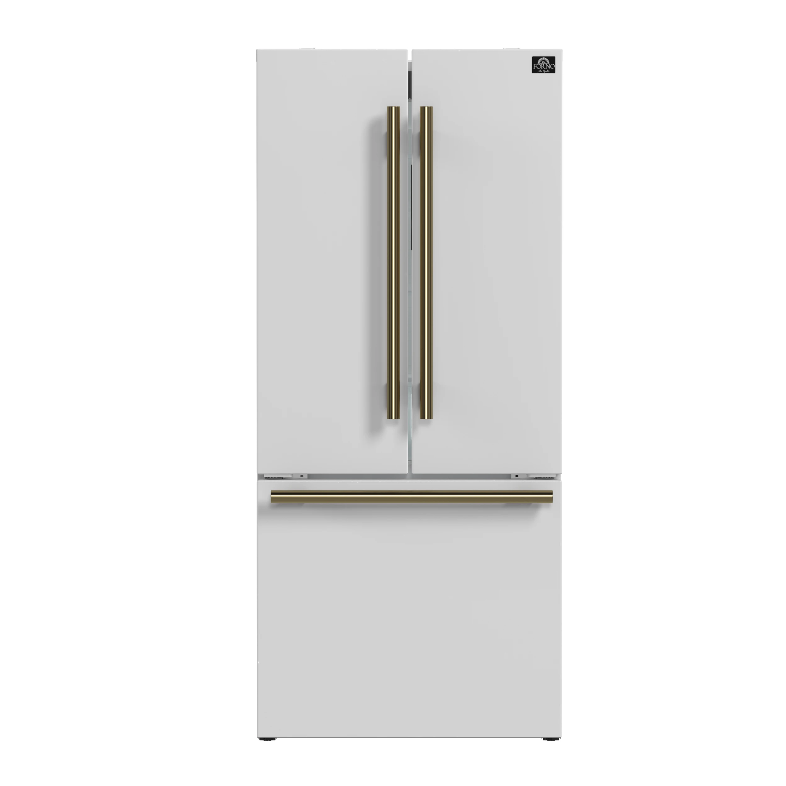 Gallipoli Espresso 30-Inch French Door Refrigerator, Bottom Freezer, 17.5 Cu. Ft., No Frost, Ice Maker FFFFD197431WHT