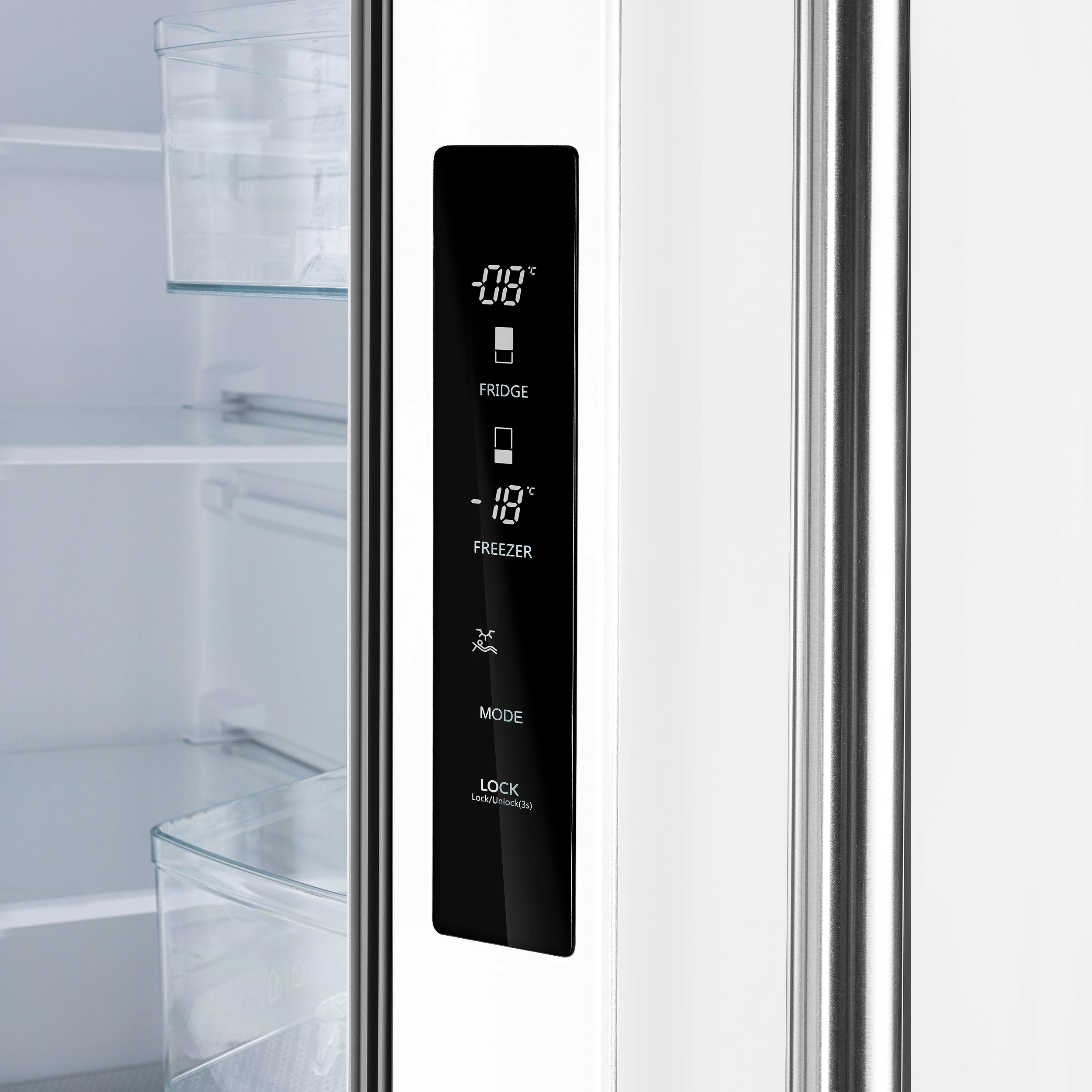 Gallipoli Espresso 30-Inch French Door Refrigerator, Bottom Freezer, 17.5 Cu. Ft., No Frost, Ice Maker FFFFD197431WHT