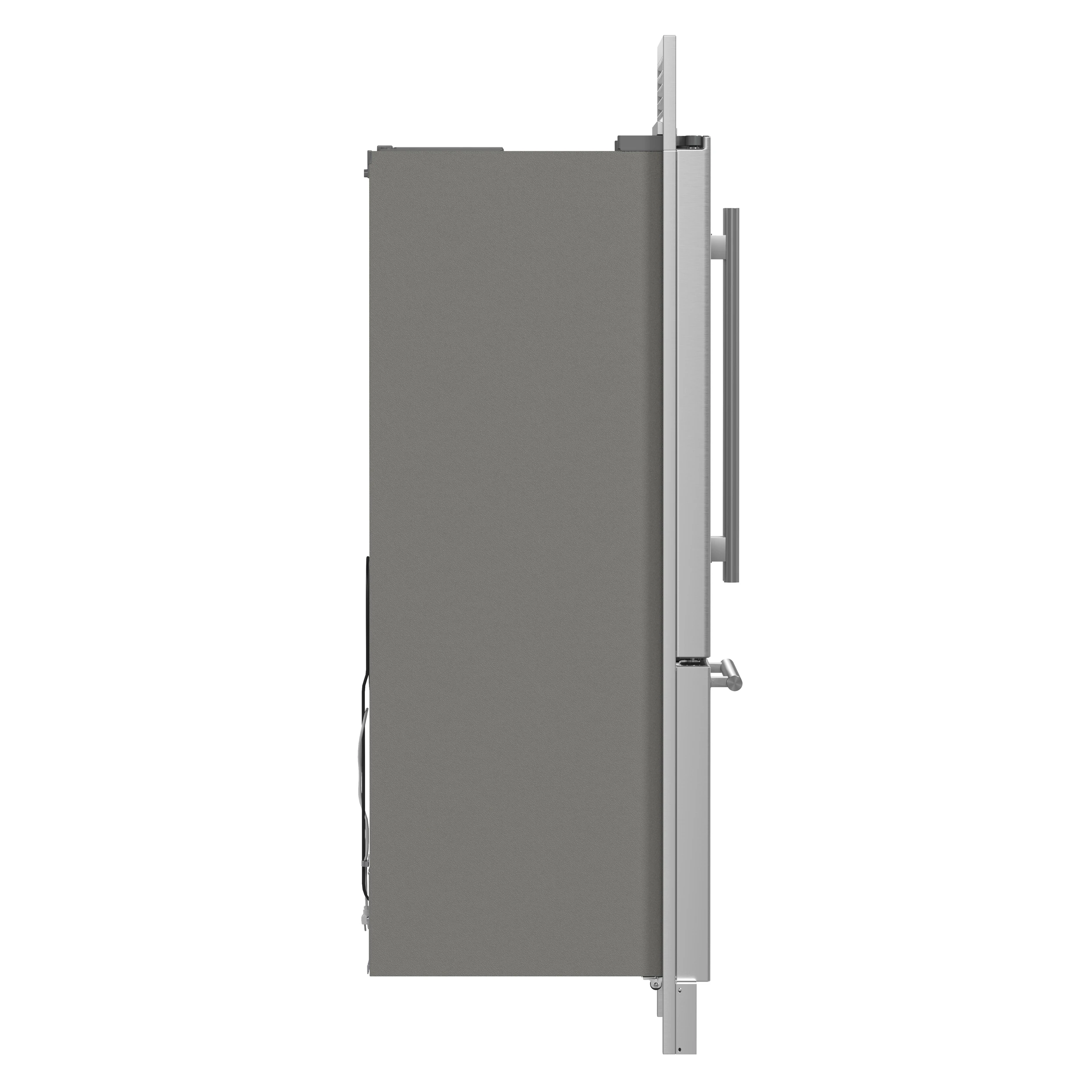 Gallipoli 30-Inch French Door Refrigerator, 17.5 cu.ft Capacity, Decorative Grill, 34-Inch Width, , No Frost Technology, Energy Efficient FFFFD197435SG