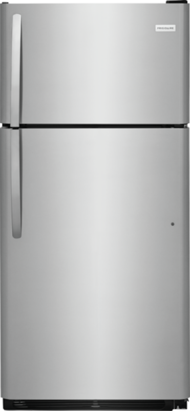 Frigidaire 18 Cu. Ft. Top Freezer Refrigerator Stainless Steel FFHT1821TS Picture 1