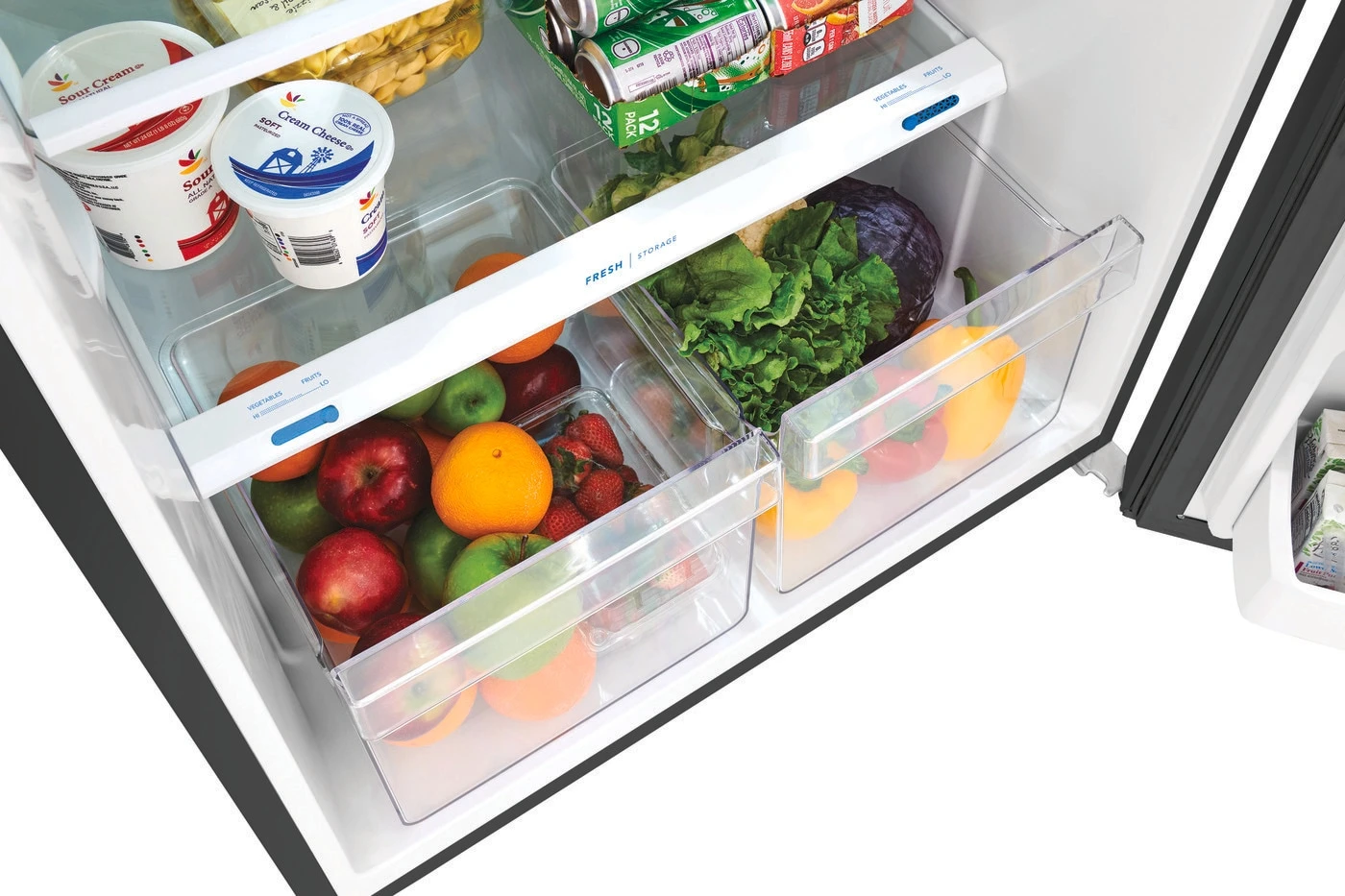 Humidity-Controlled Crisper Drawers