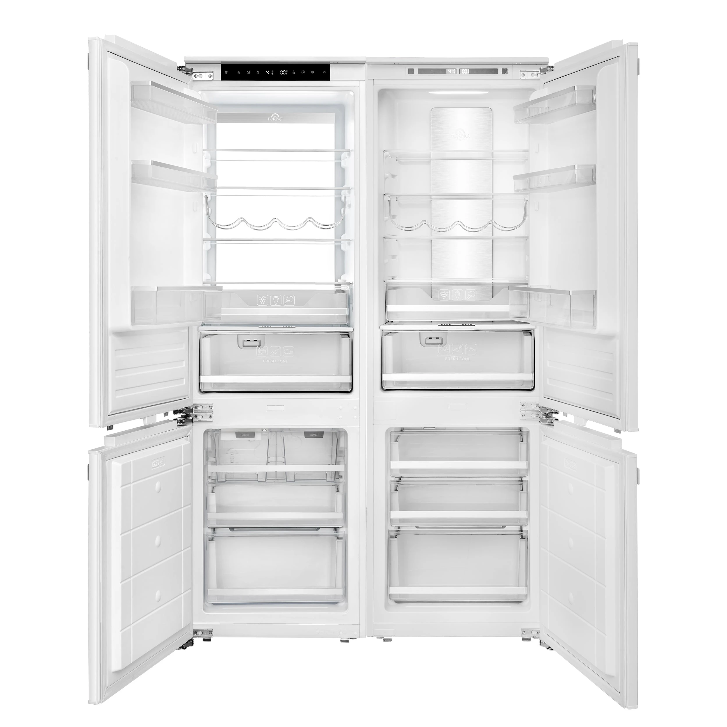 Rivestito 42 Inch Panel Ready Double Bottom Freezer, 16.9 cu. ft., Ice Maker, Total No Frost, Fast Cool & Fast Freeze FFRBI179442