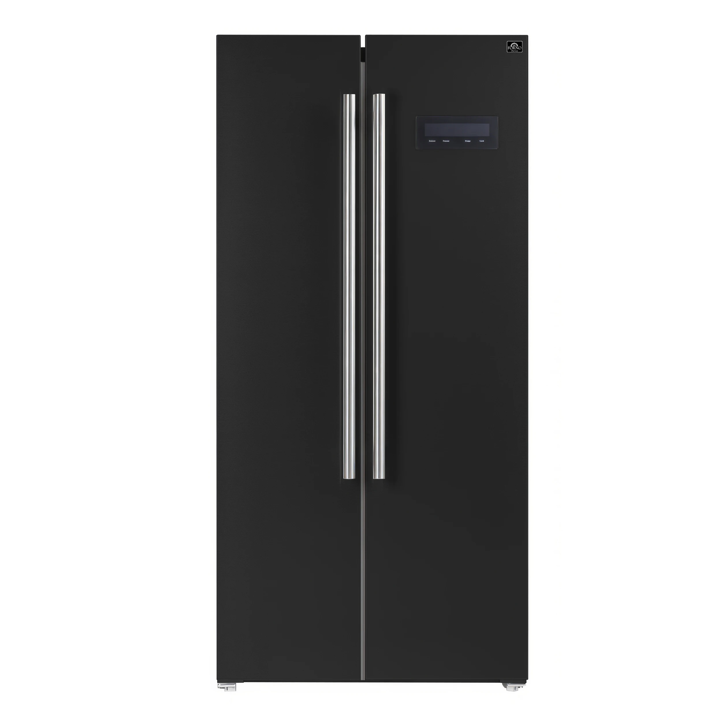 Salerno Espresso 33-Inch Side-by-Side Refrigerator, 15.6 Cu. Ft., Energy-Efficient, No Frost, Modern Design FFRBI180533BLK