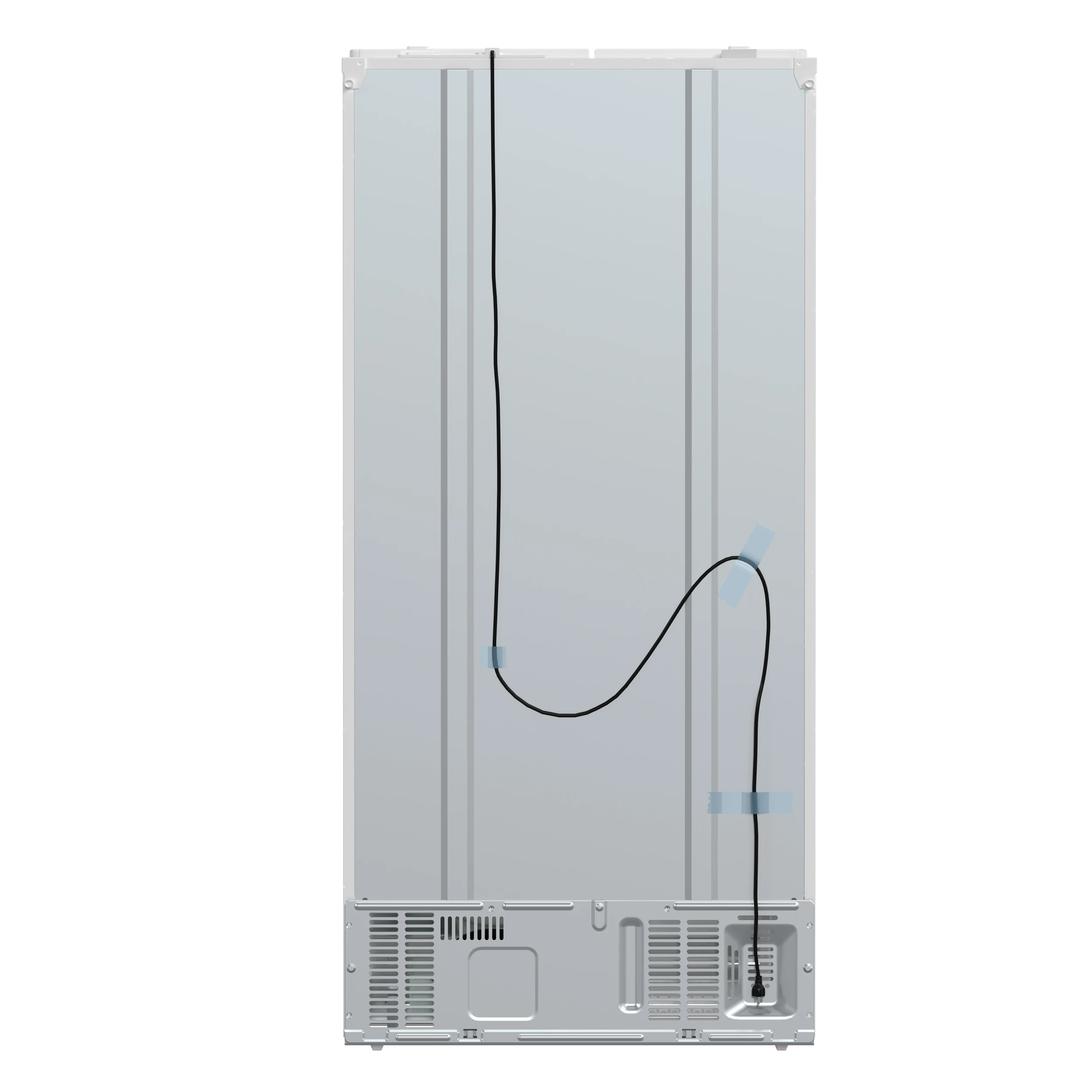 Salerno Espresso 33-Inch Side-by-Side Refrigerator, 15.6 Cu. Ft., Energy-Efficient, No Frost, Modern Design FFRBI180533WHT