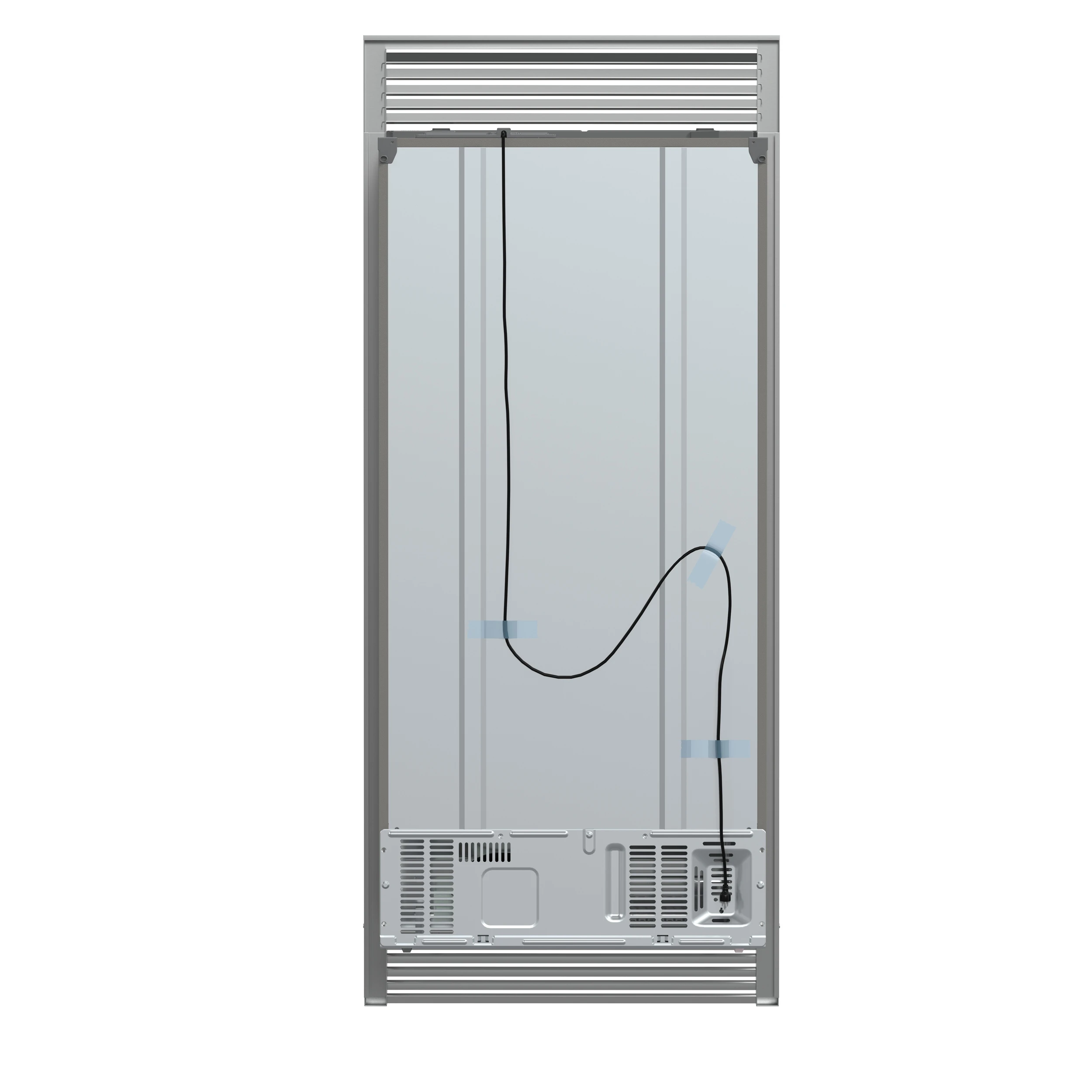 Salerno 37-Inch Built-In Refrigerator, 15.6 cu.ft, Decorative Grill, ENERGY STAR Certified FFRBI180537SG
